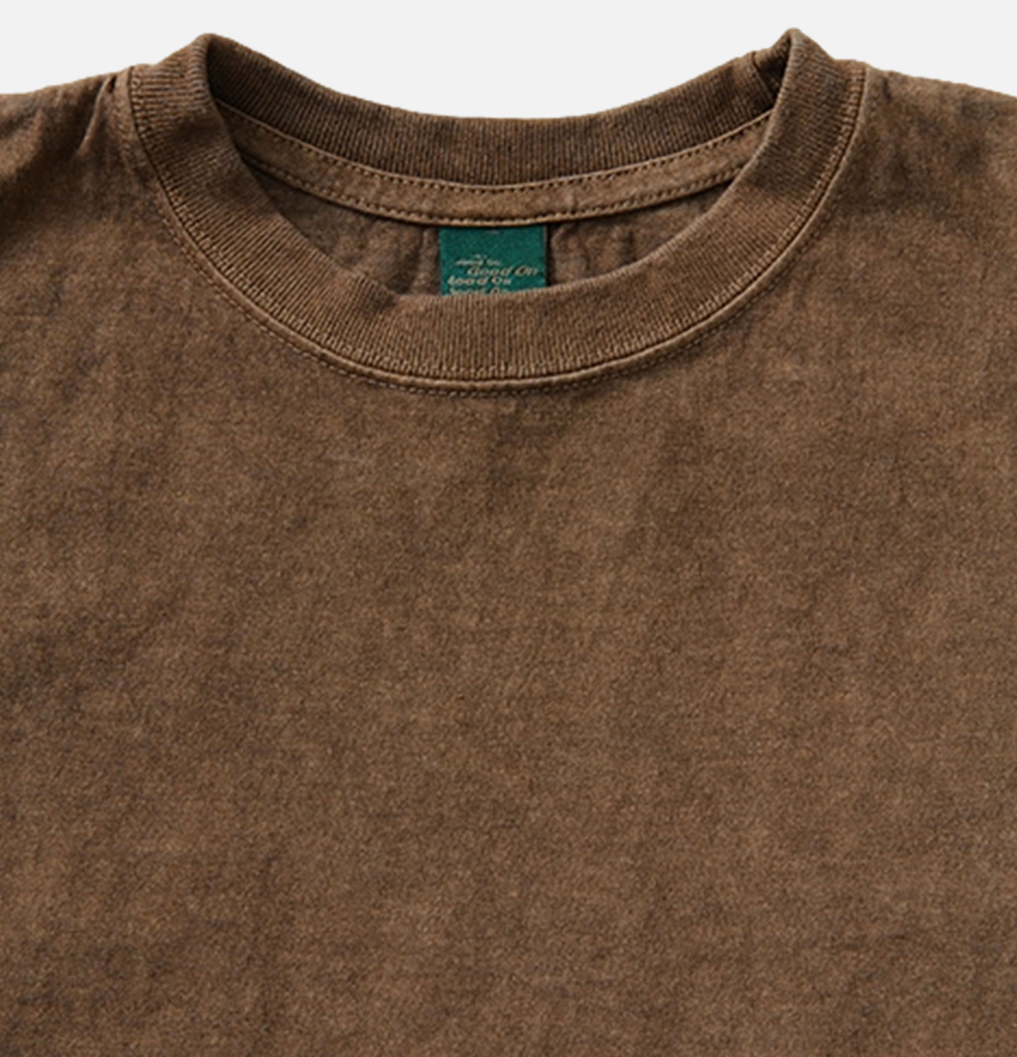 Good On Japan LS Crew Tee Brown