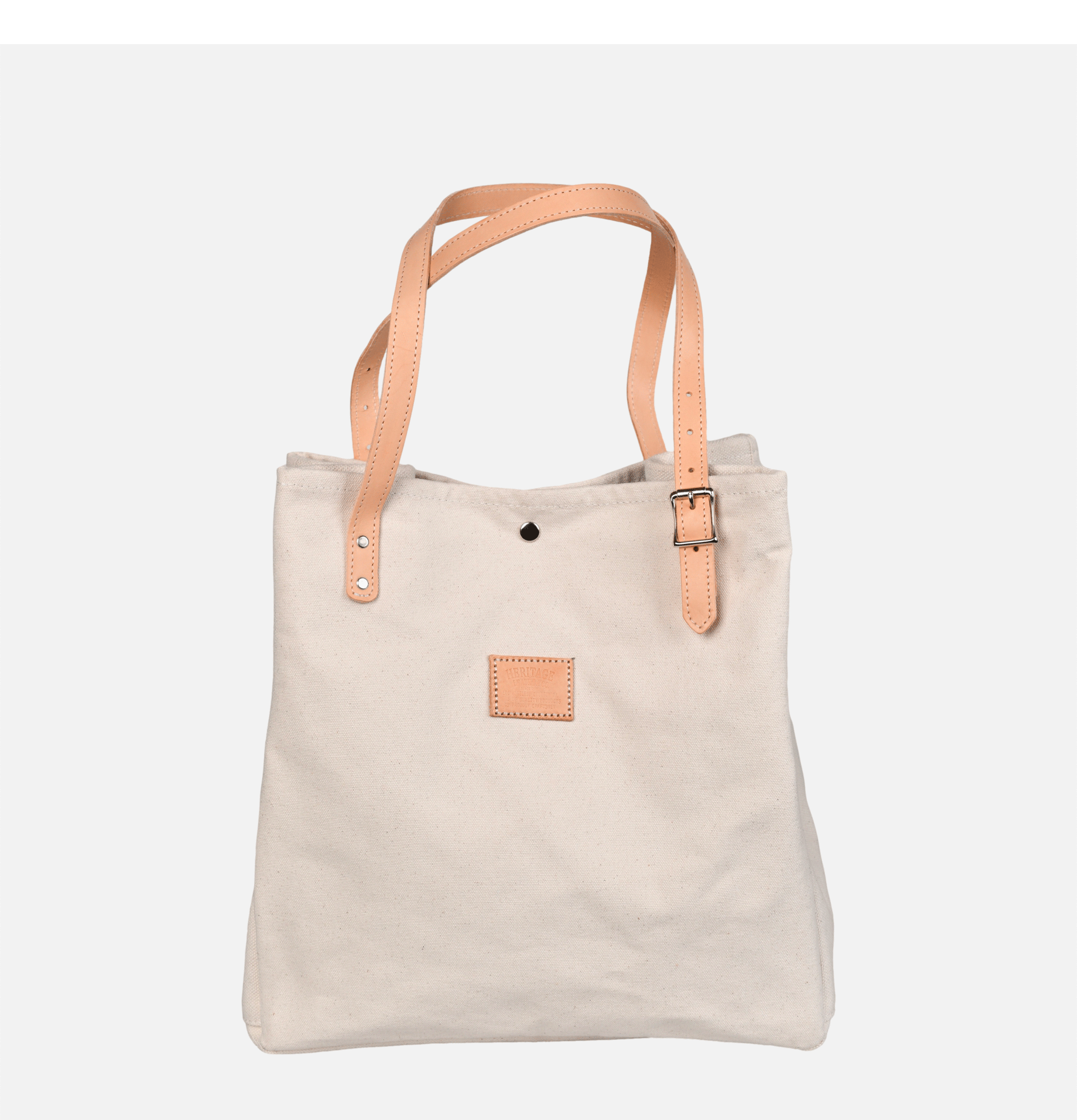 Sac Heritage Leather Company Canvas Multi Tote Natural
