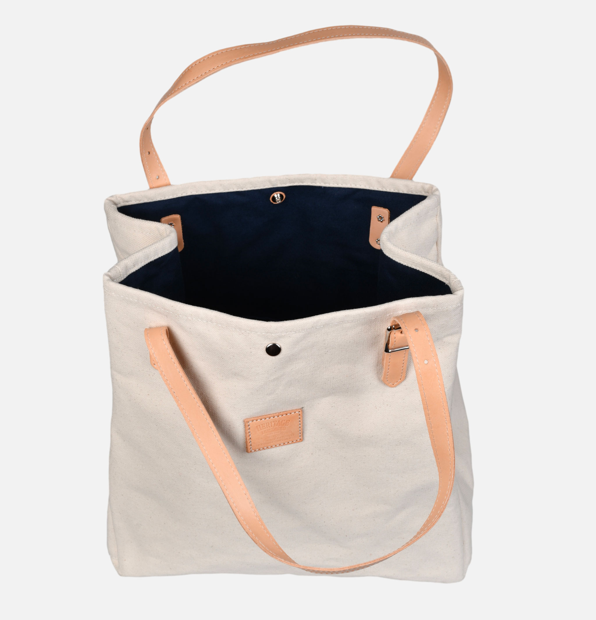Heritage Leather Company Canvas Multi Tote Bag in Natural
