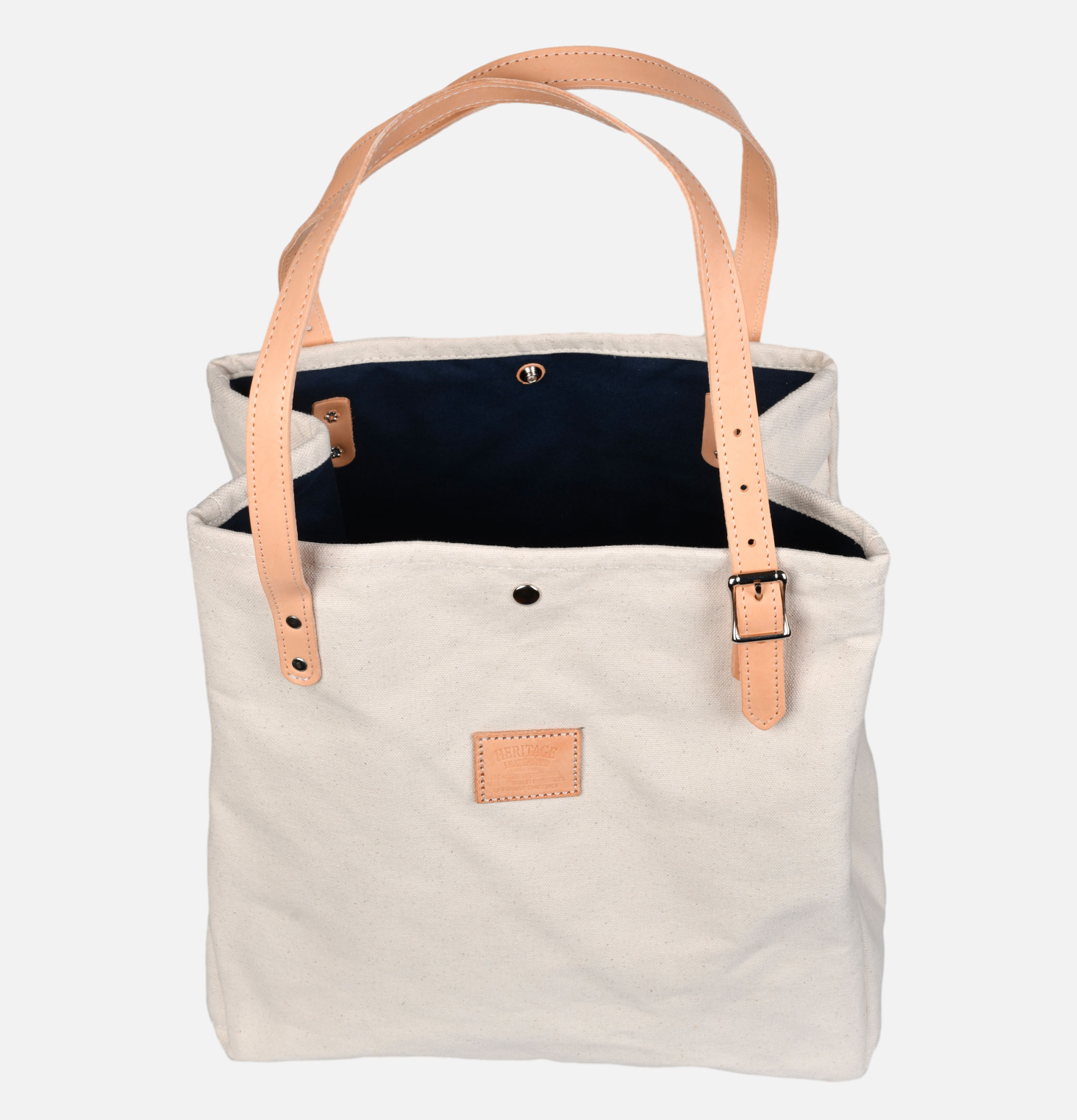 Sac Heritage Leather Company Canvas Multi Tote Natural