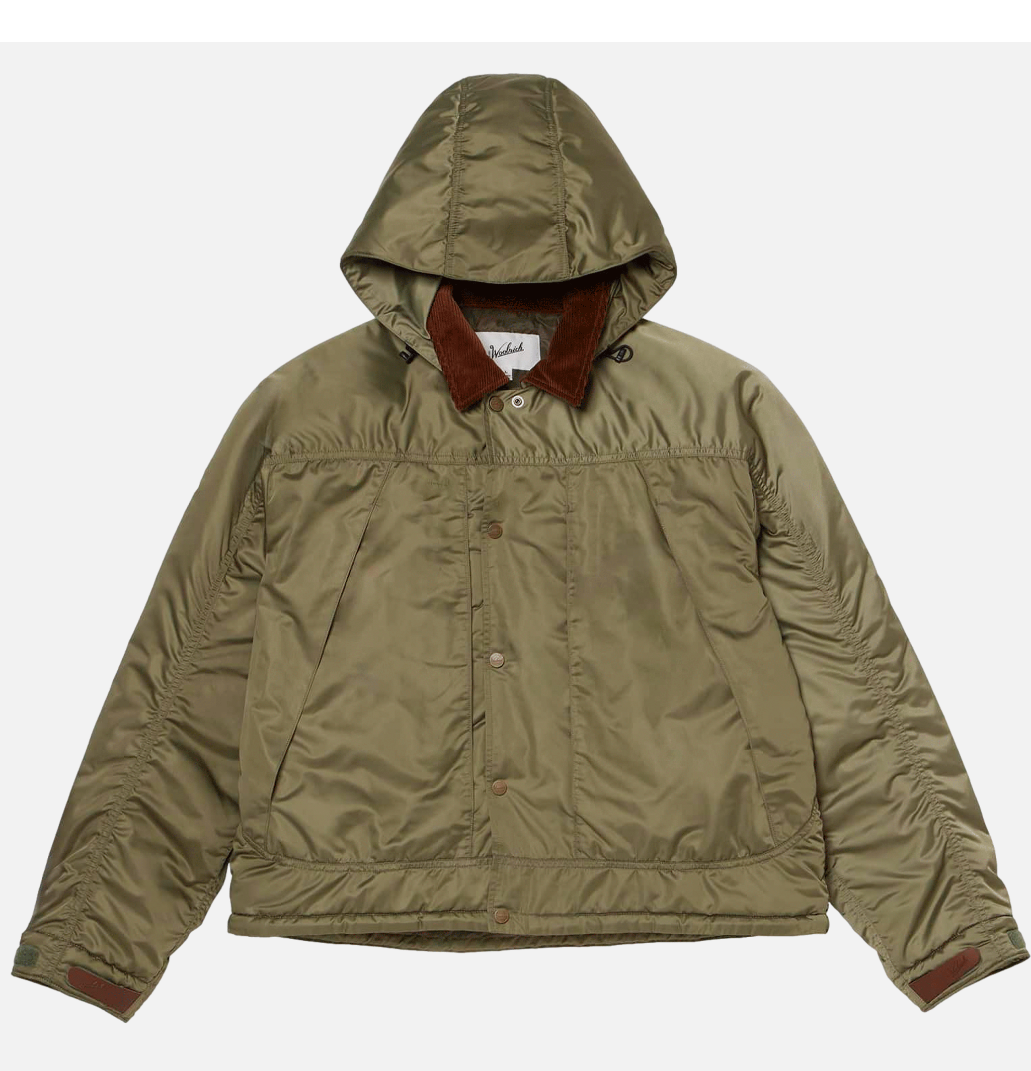 Woolrich Blouson Satin Fishing Olive