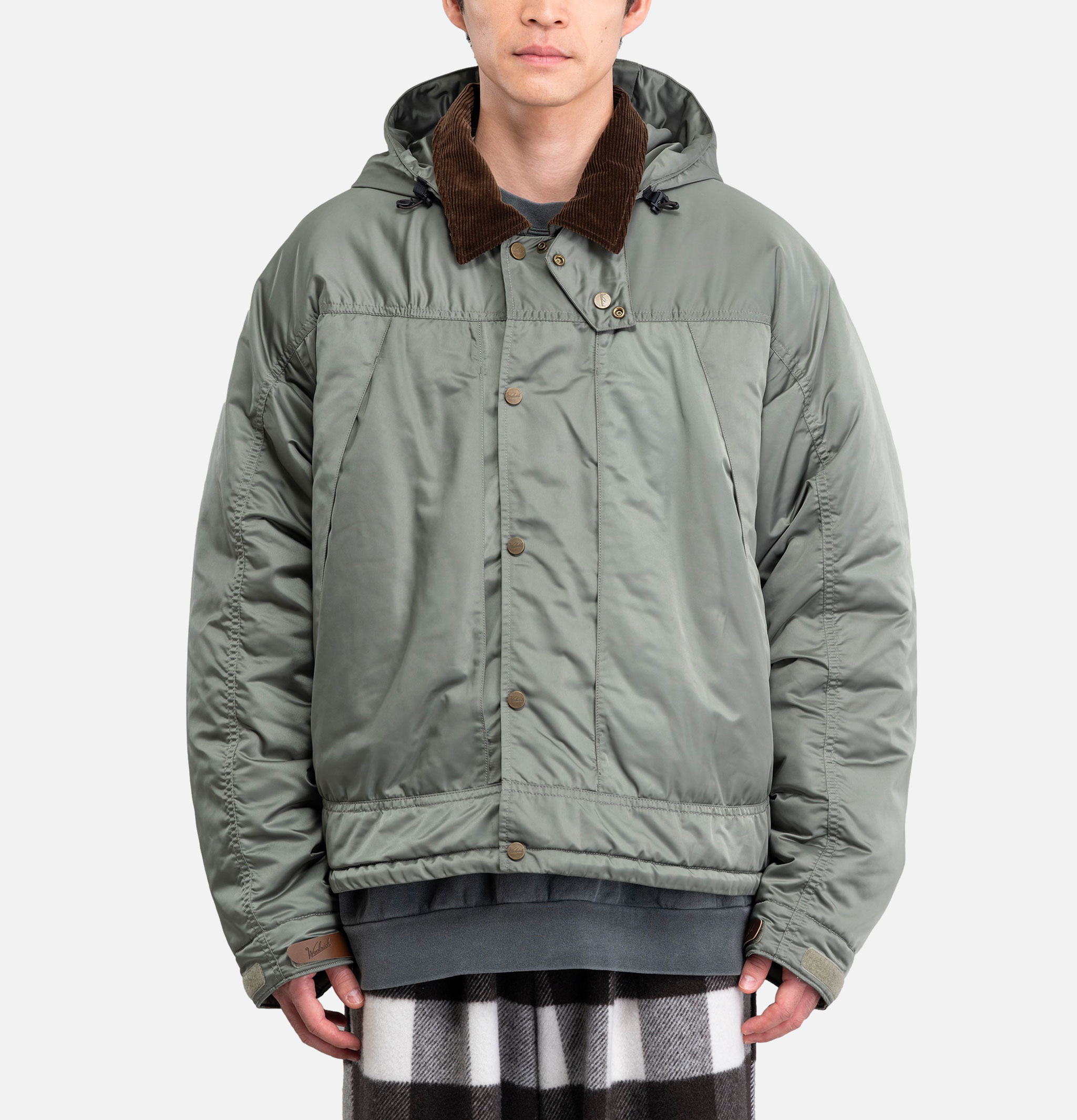 Woolrich Blouson Satin Fishing Olive