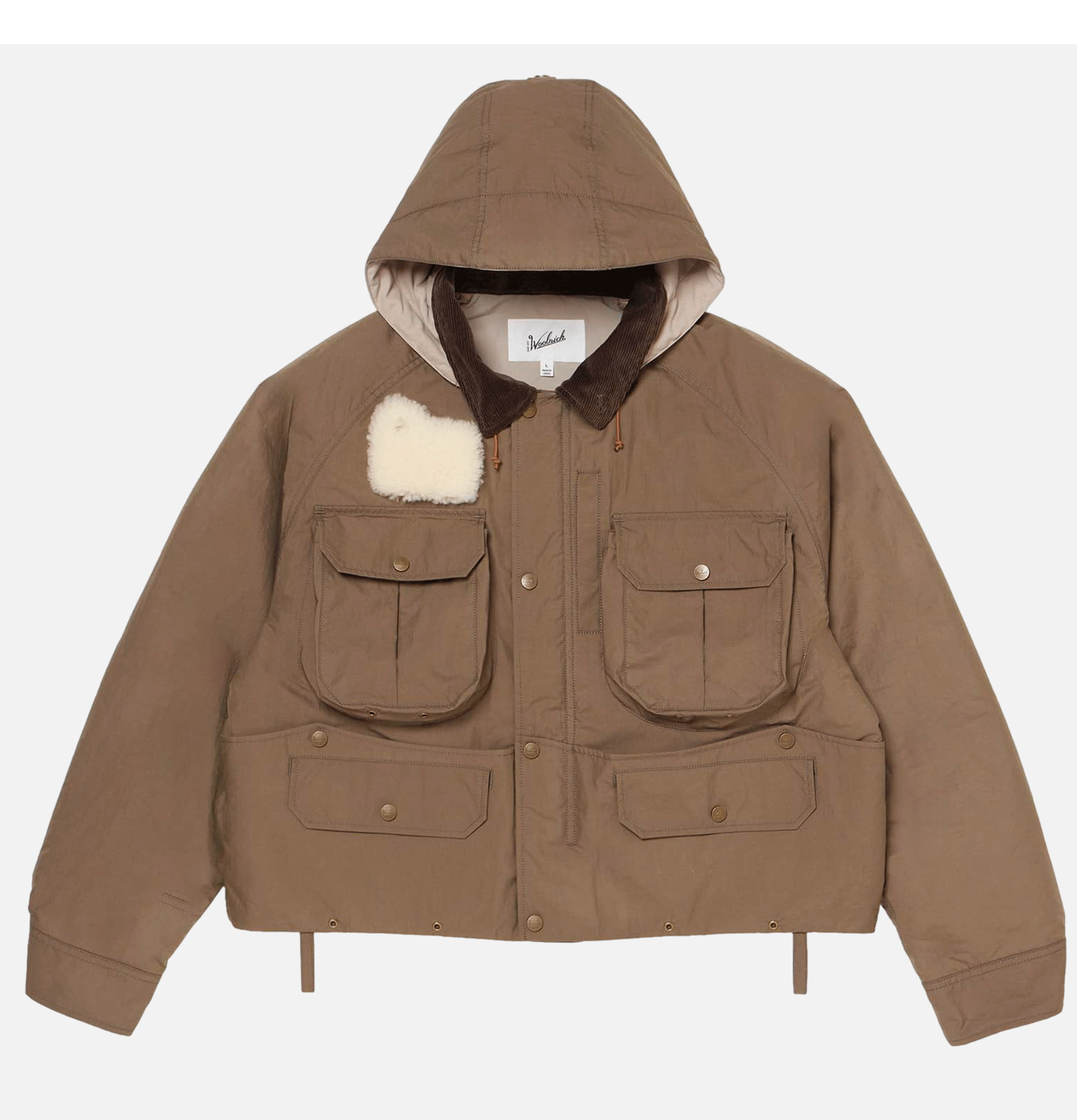 Woolrich Blouson Classic Fishing Marron