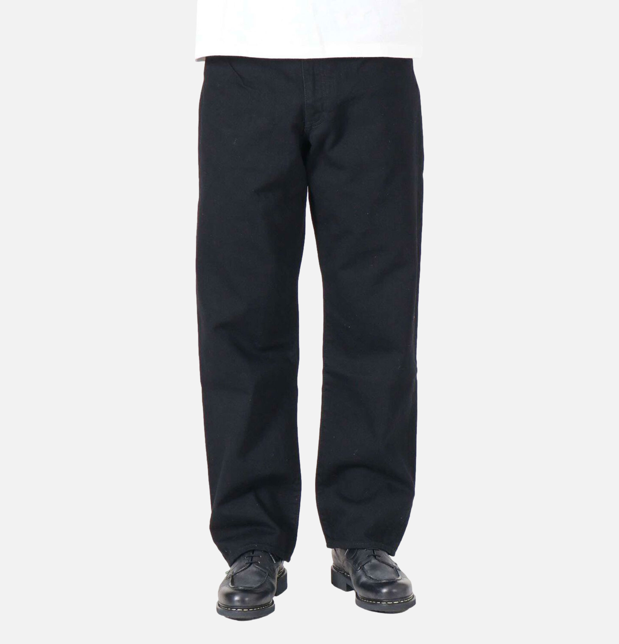 Black Denim Loose Straight