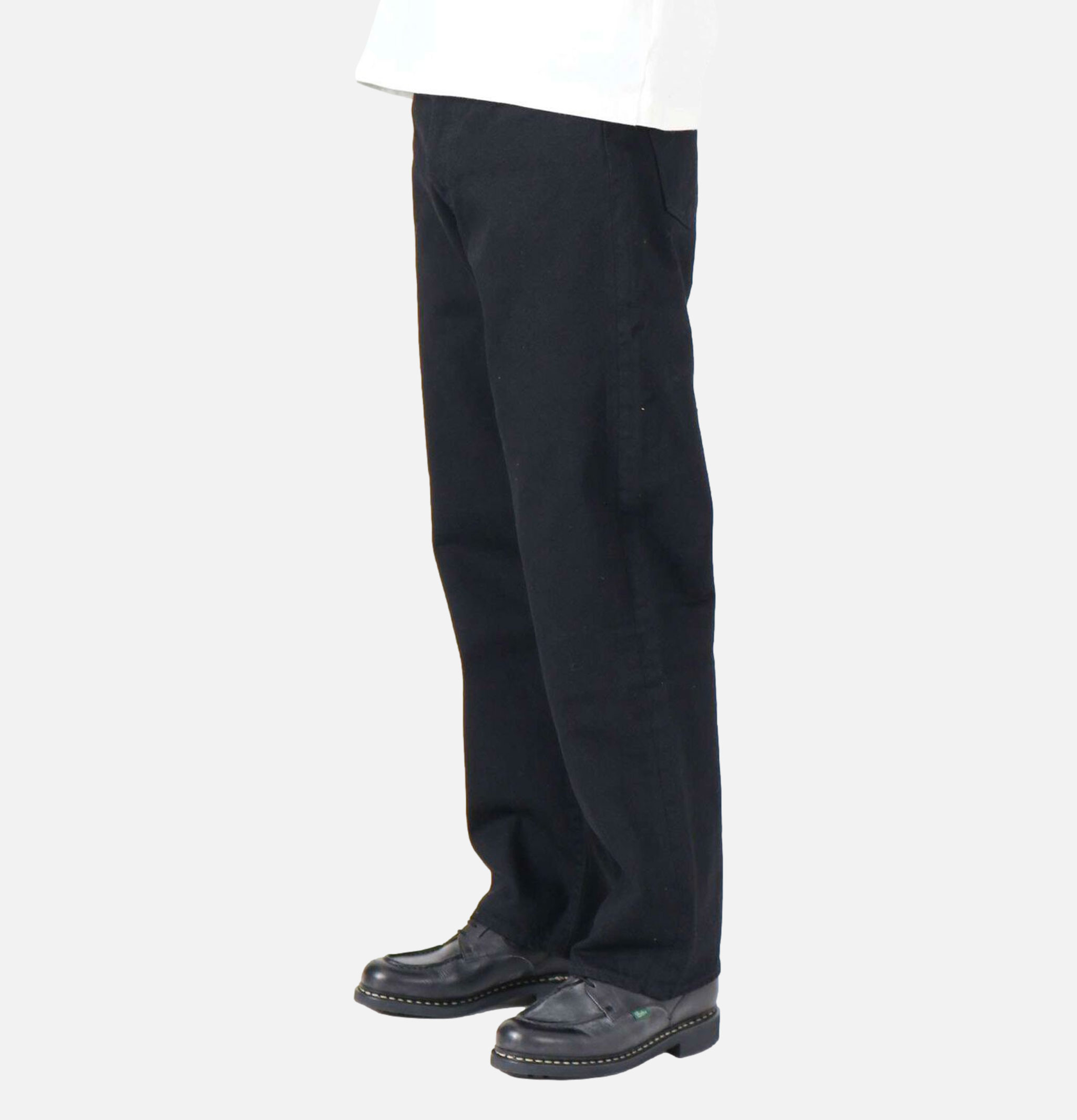 Black Denim Loose Straight