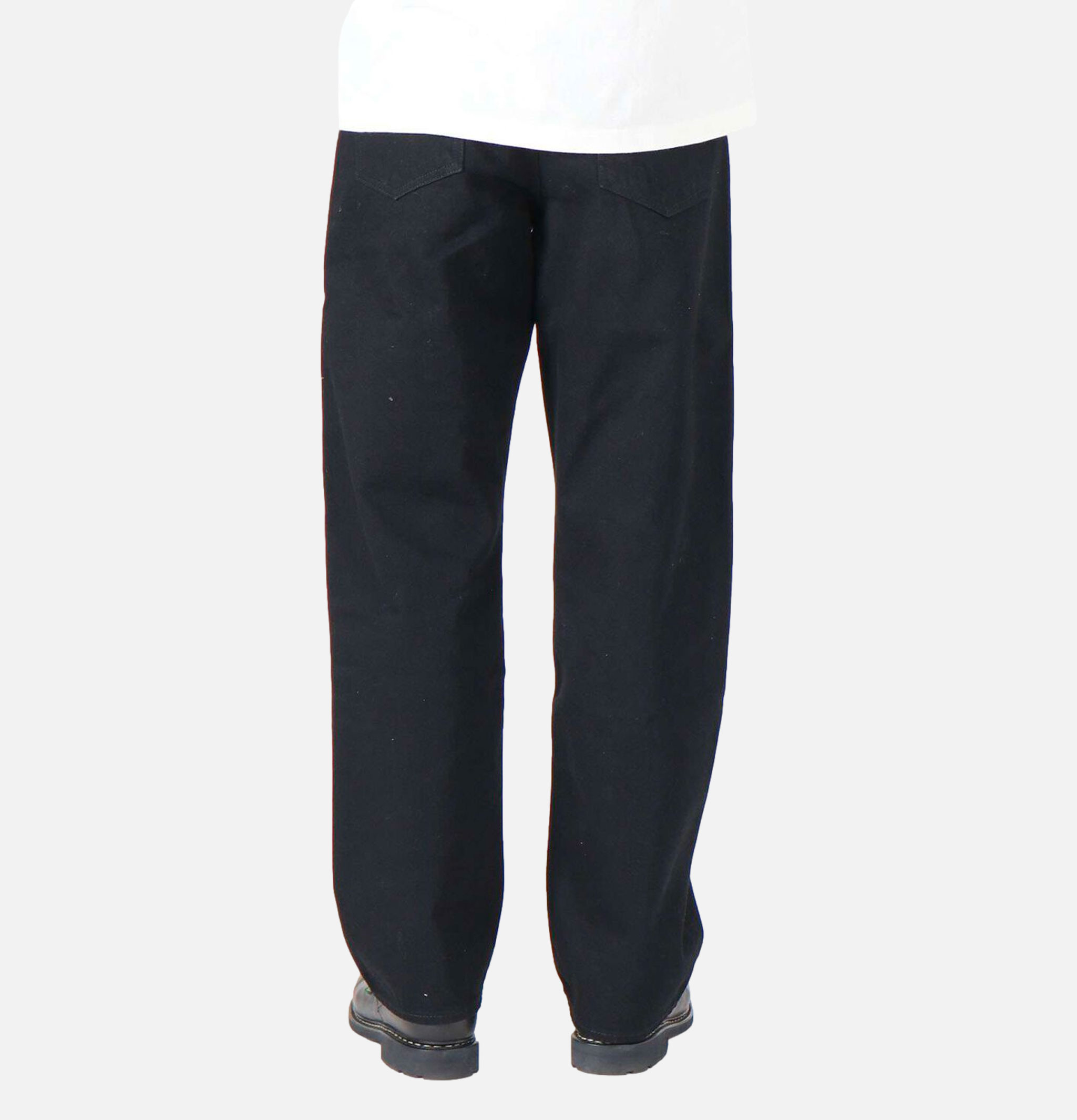 Black Denim Loose Straight