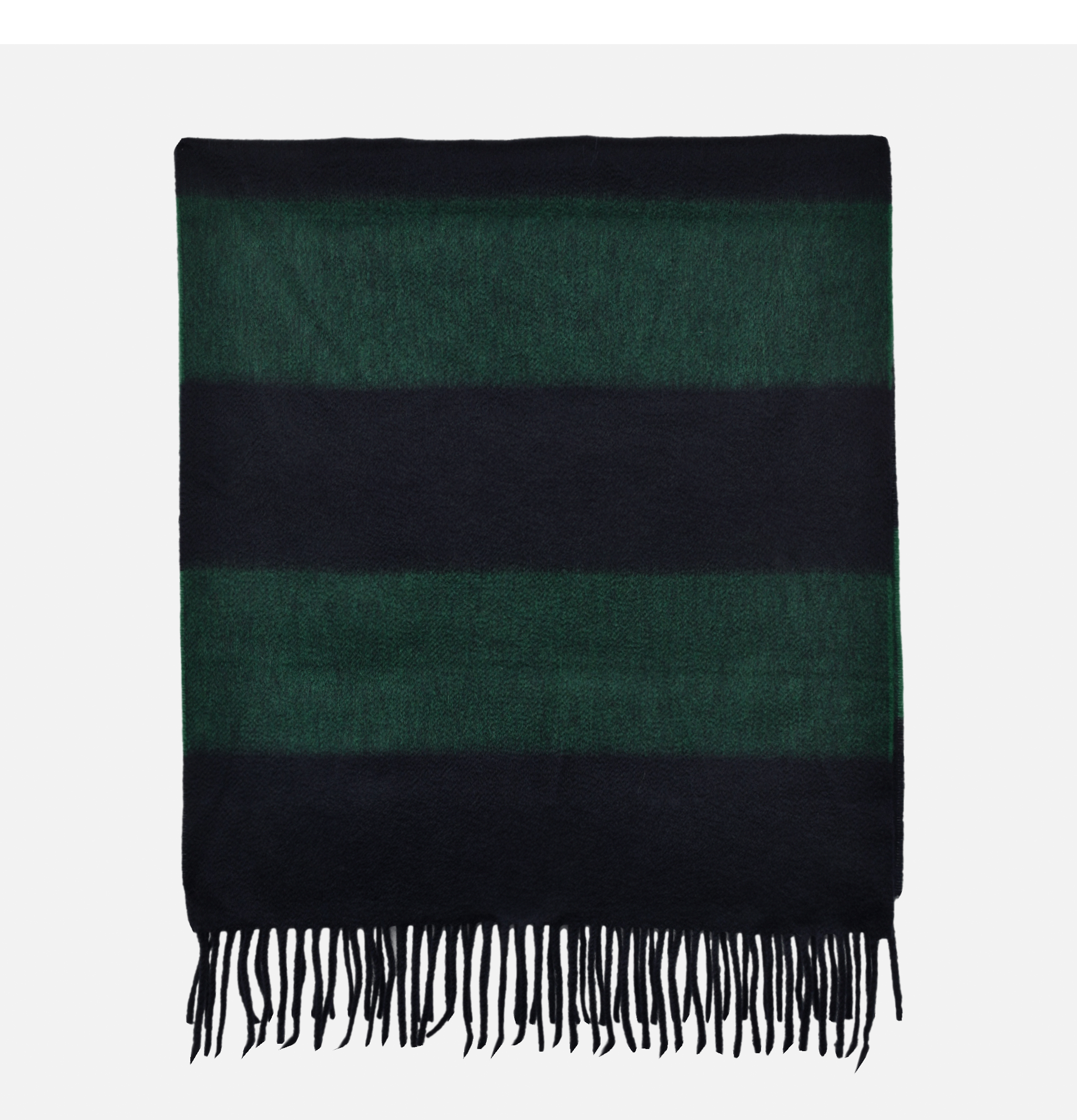 Echarpe Striped Snavy Green