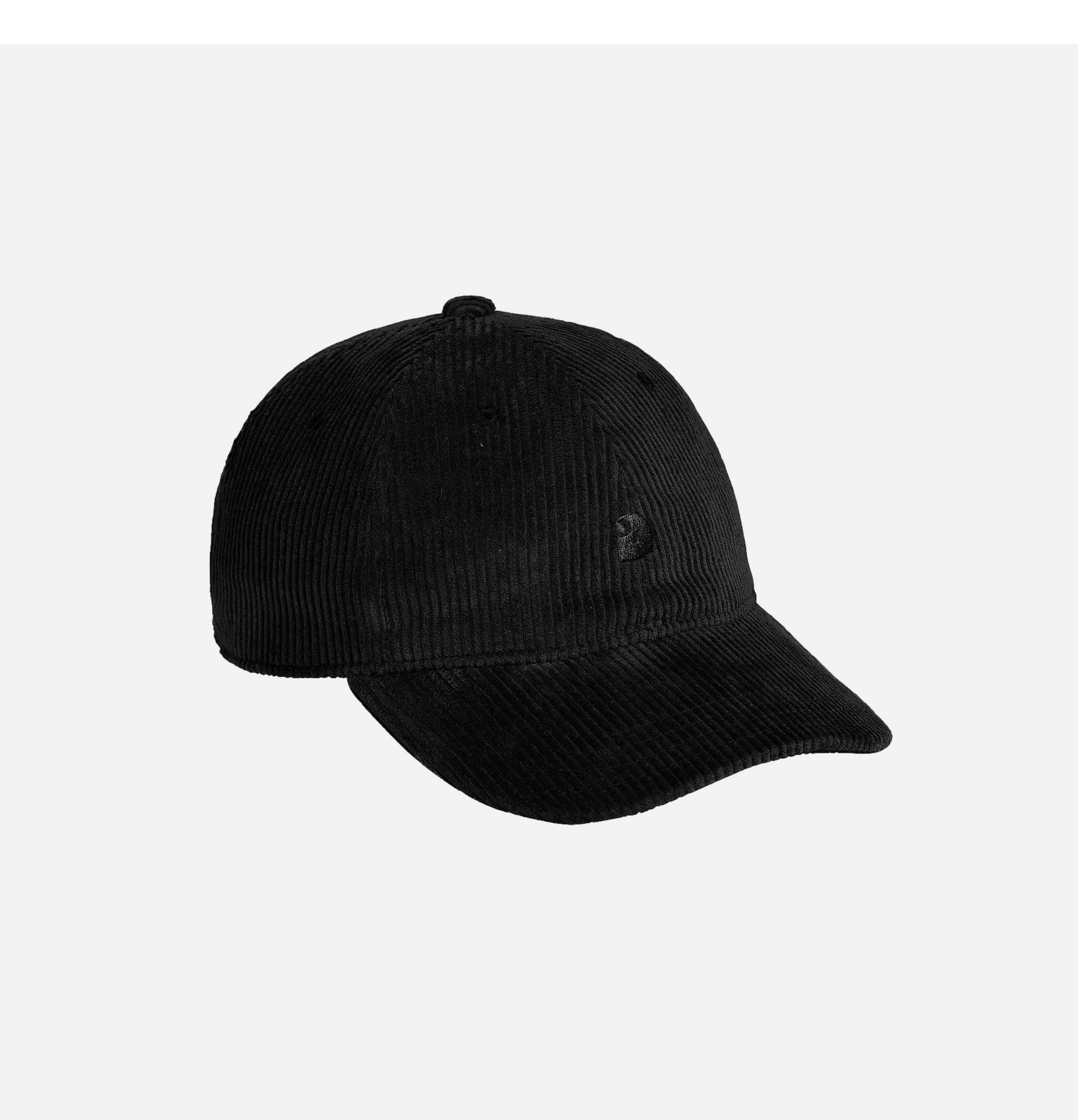 Carhartt WIP | Casquette Harlem Cord Noir | Royalcheese Paris