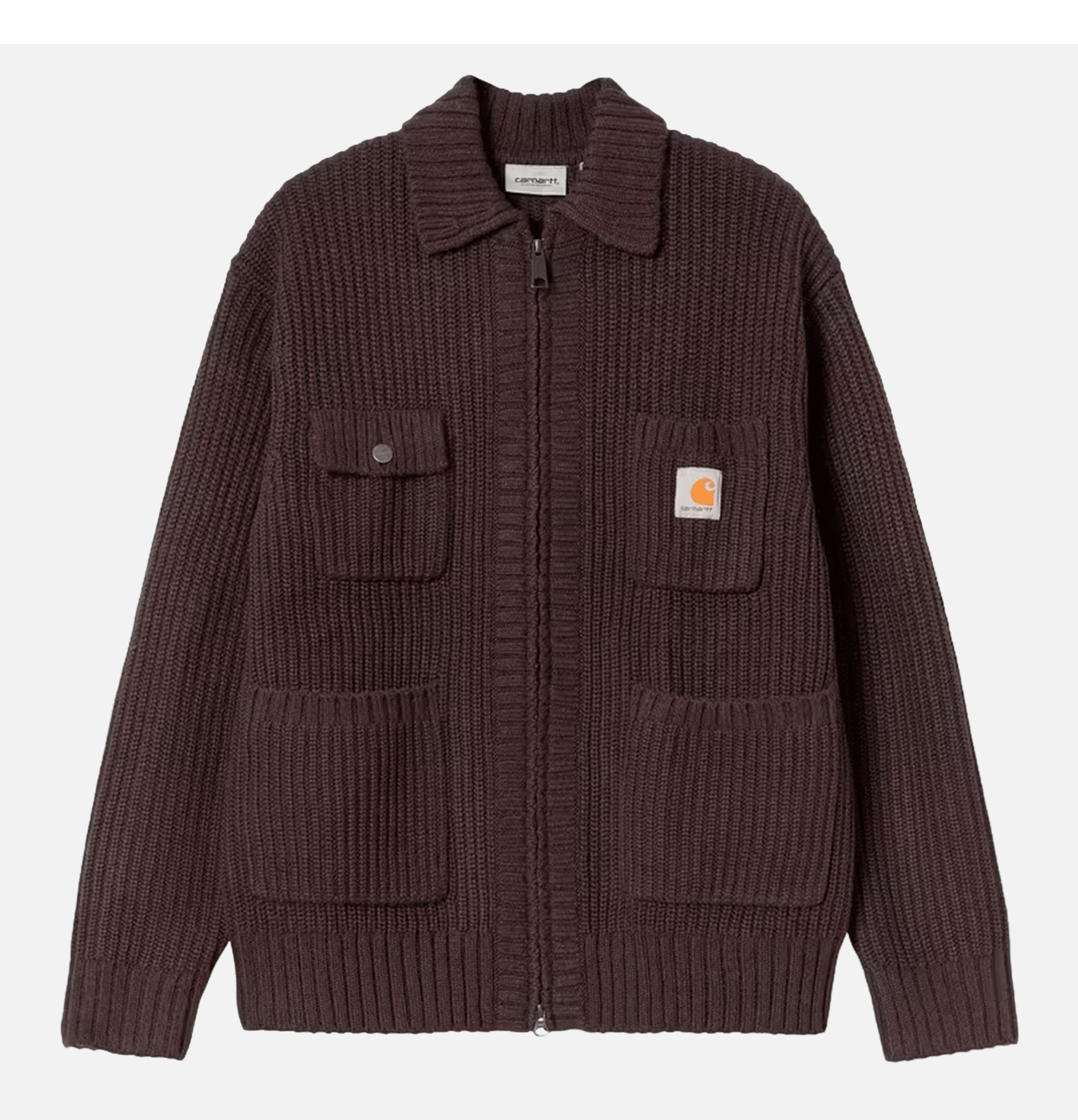 Carhartt | Chore Knit Jacket Palisander | Shop Royalcheese Paris