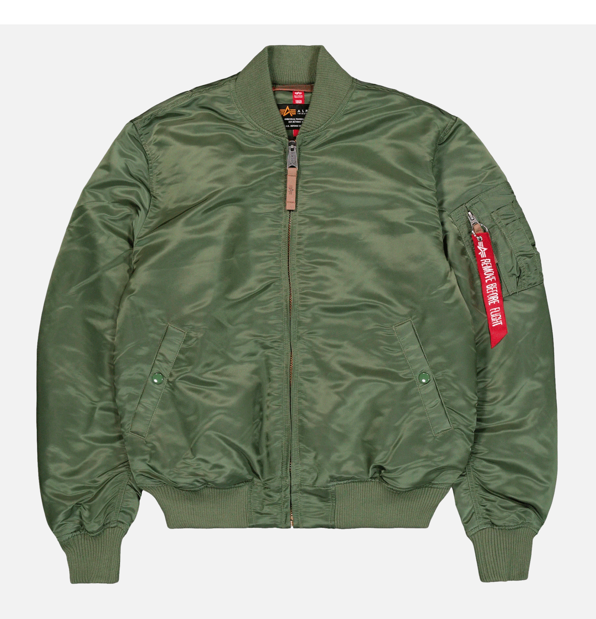 Alpha Industries | Bomber Ma1 Vert Sauge | Royalcheese Paris