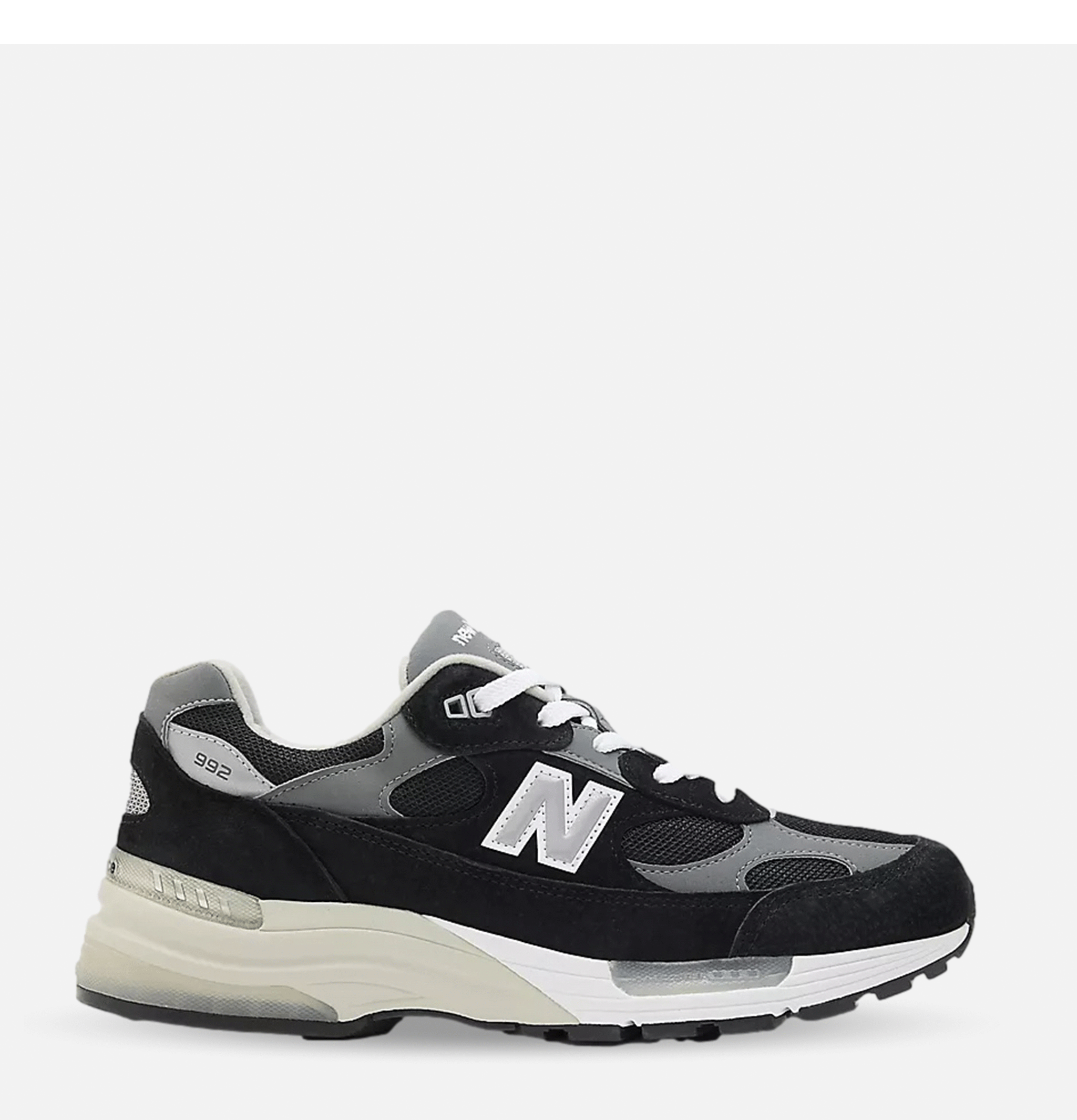 New Balance Sneaker 992 Black Grey Metallic