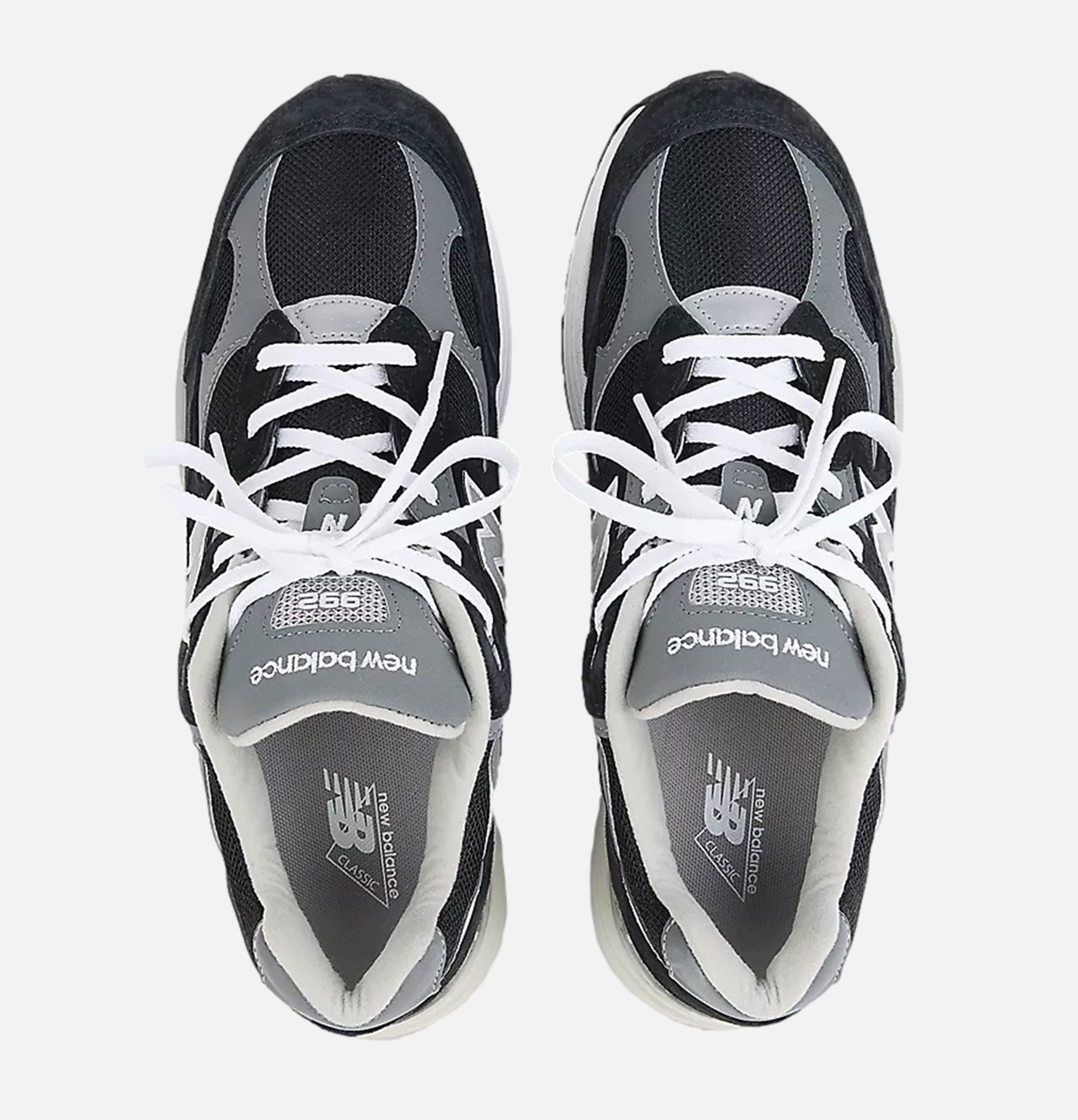 New Balance Sneaker 992 Black Grey Metallic