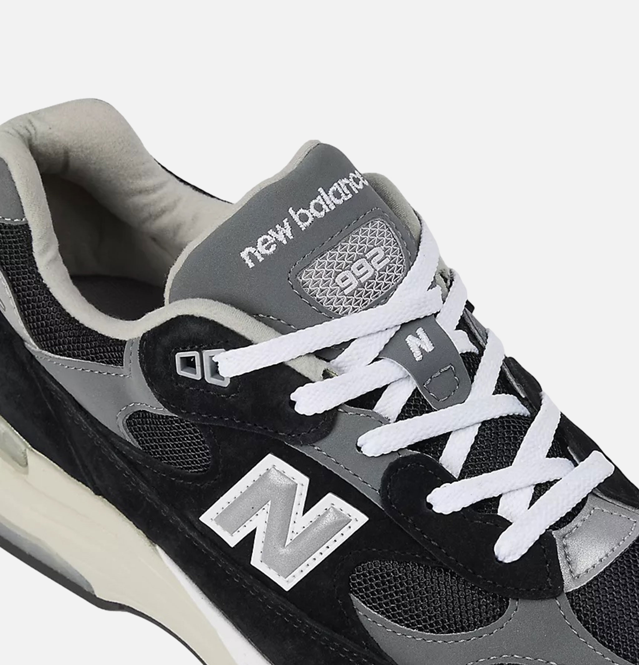 New Balance Sneaker 992 Black Grey Metallic