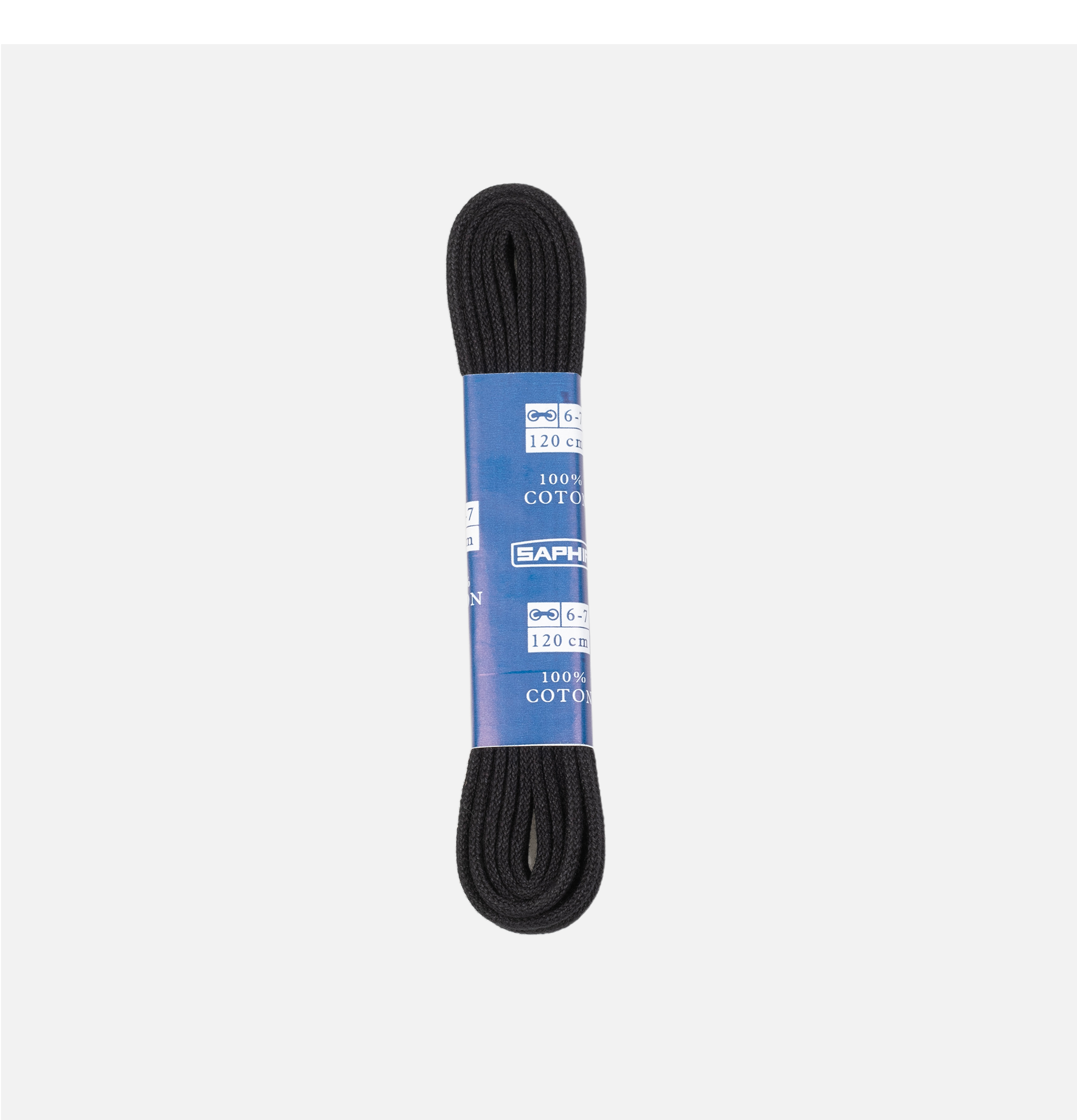 Lacet Rond Fin Noir