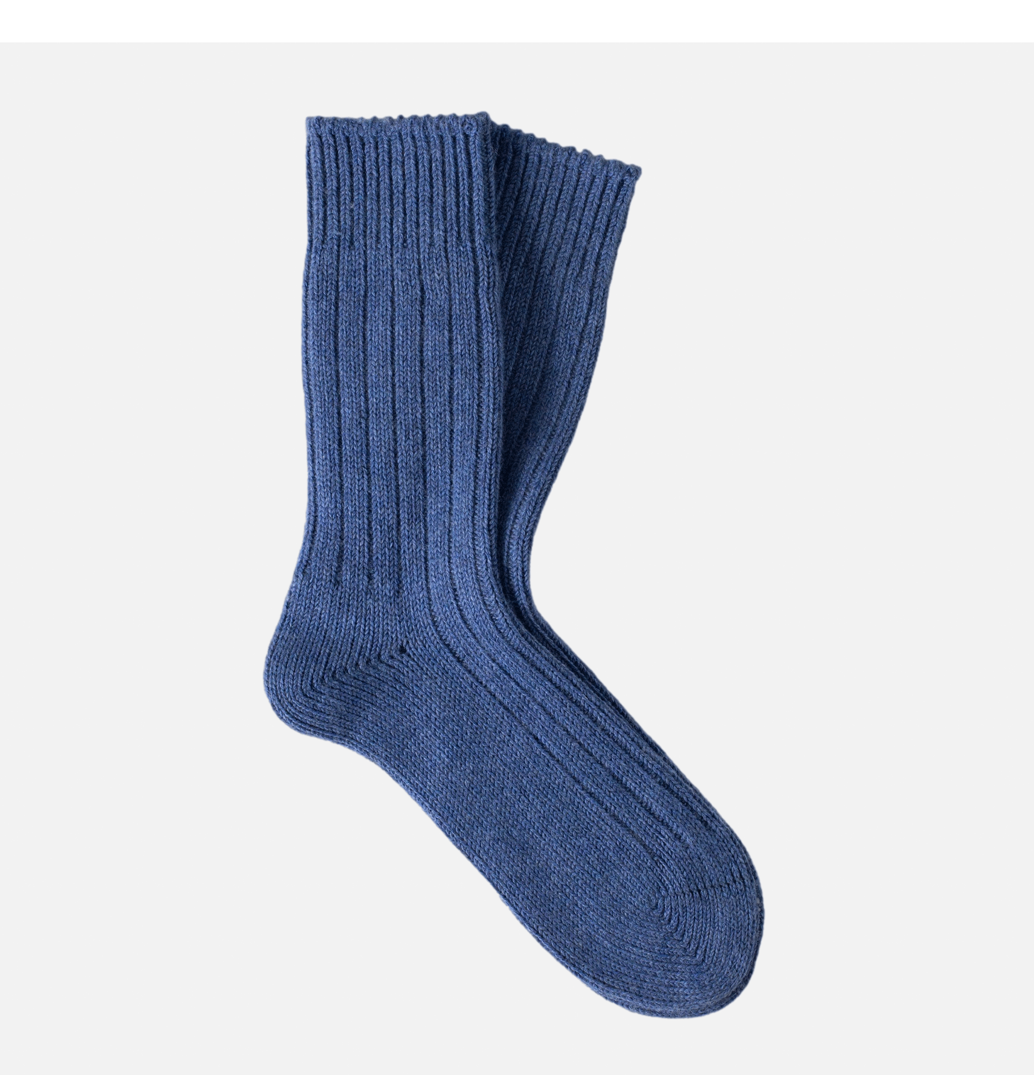 Soft Wool Socks Blue