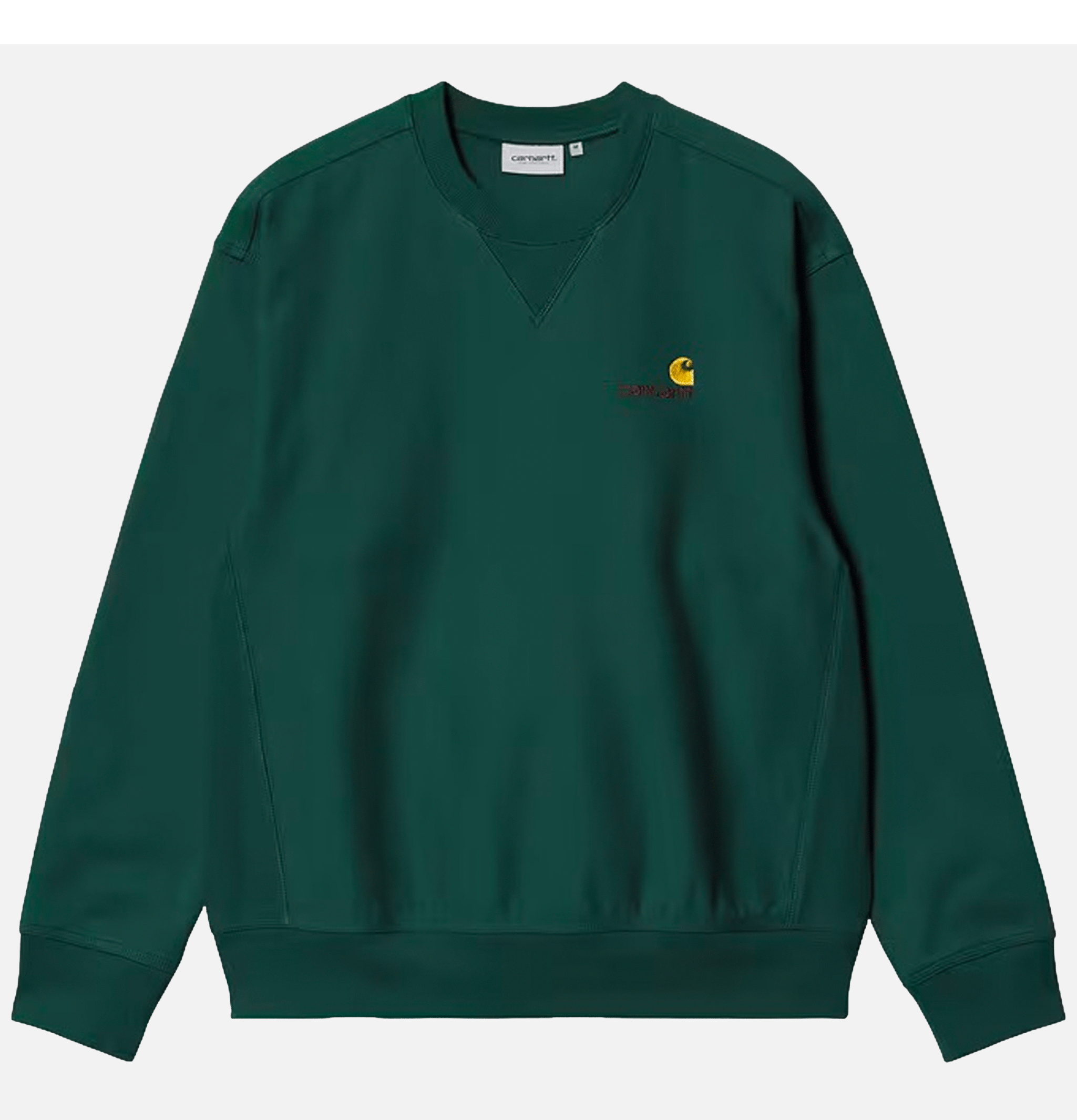 Sweat Carhartt American Script Dark Fir