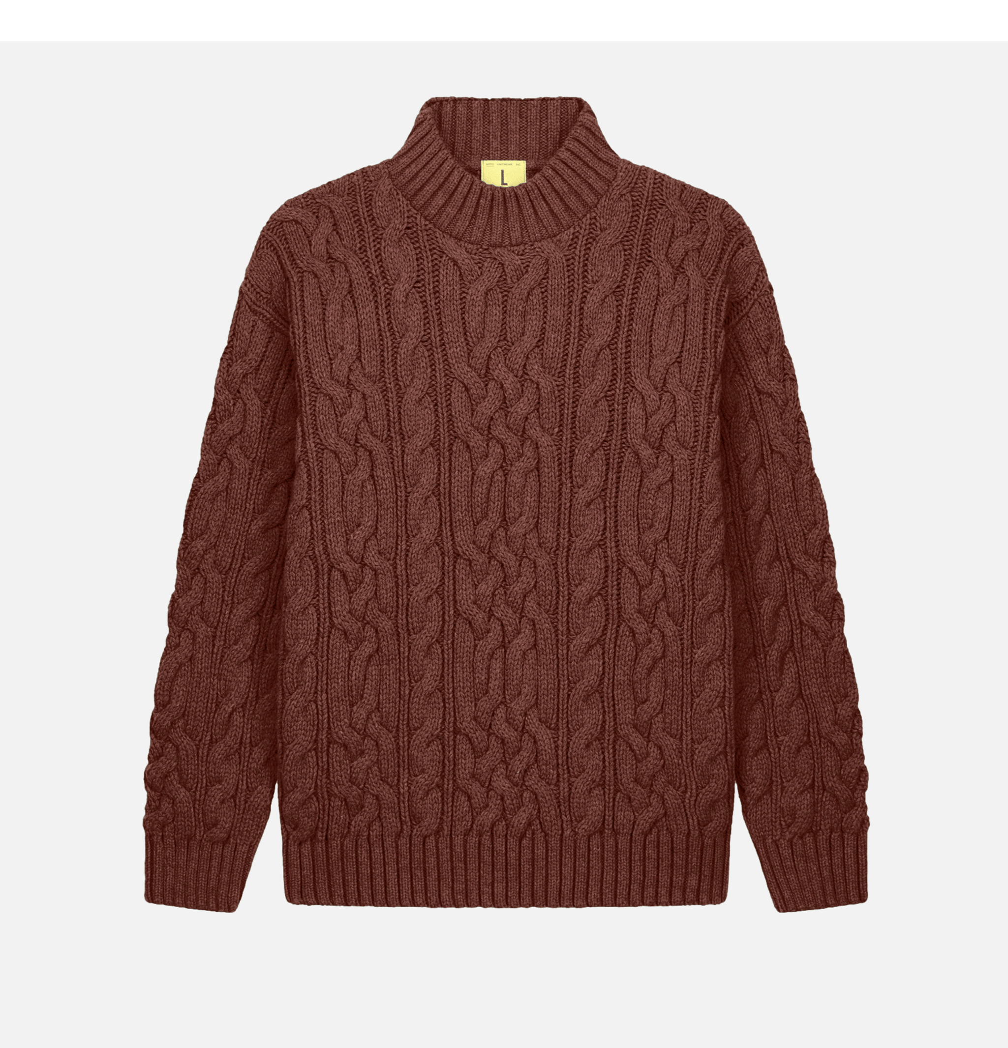 Pull Col Rond Ohannes Marron