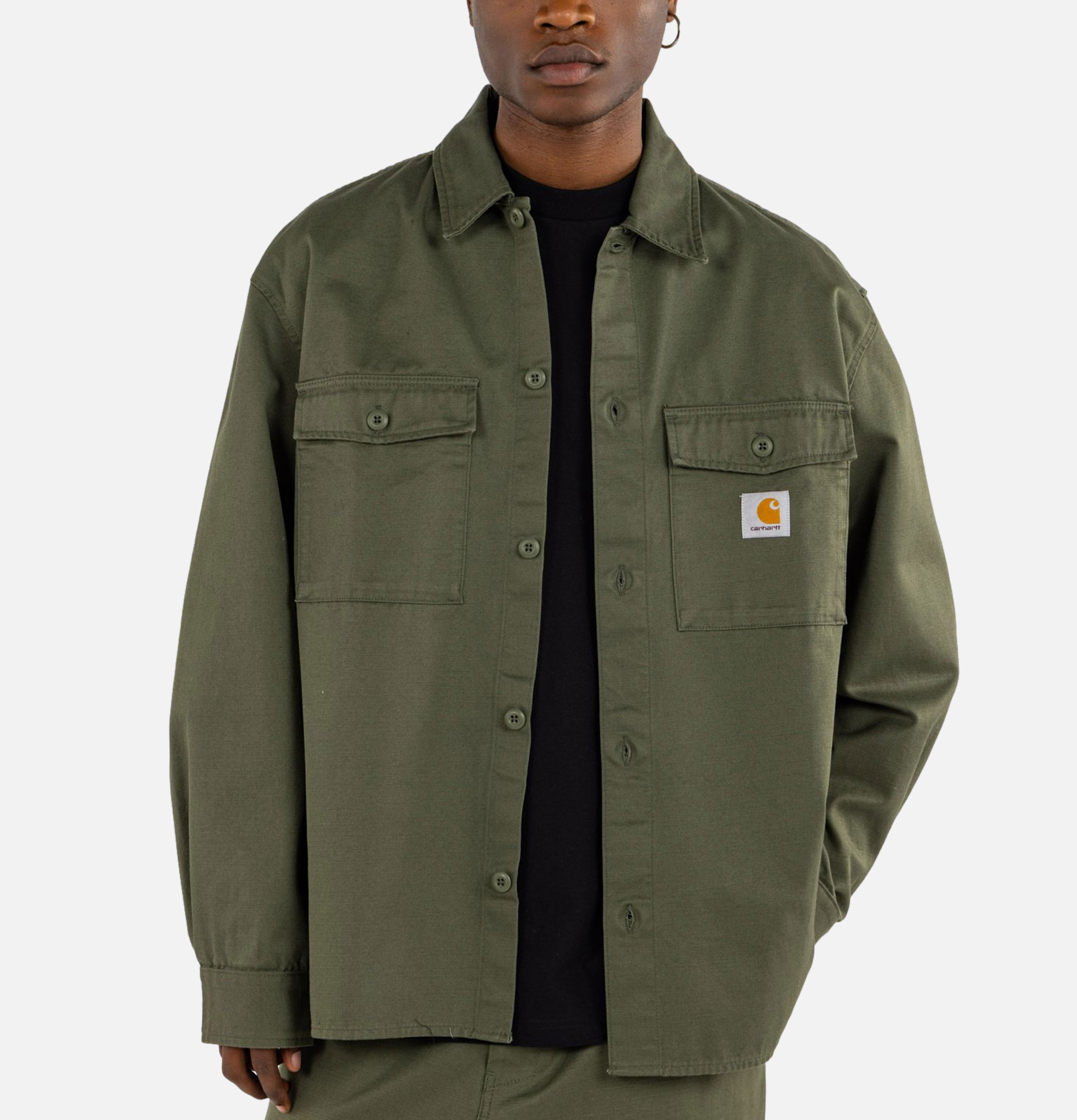 Carhartt WIP Surchemise Kelly Leaf Rinsed
