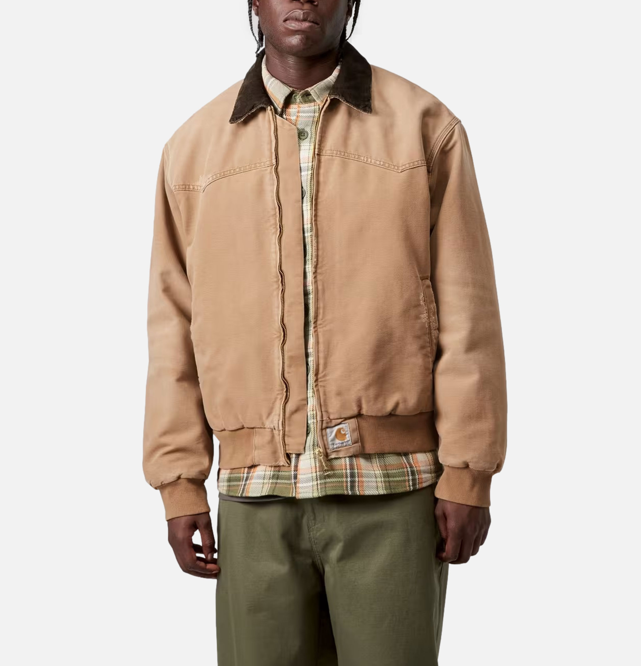 Carhartt WIP Og Santa Fe Hamilton Brown Jacket
