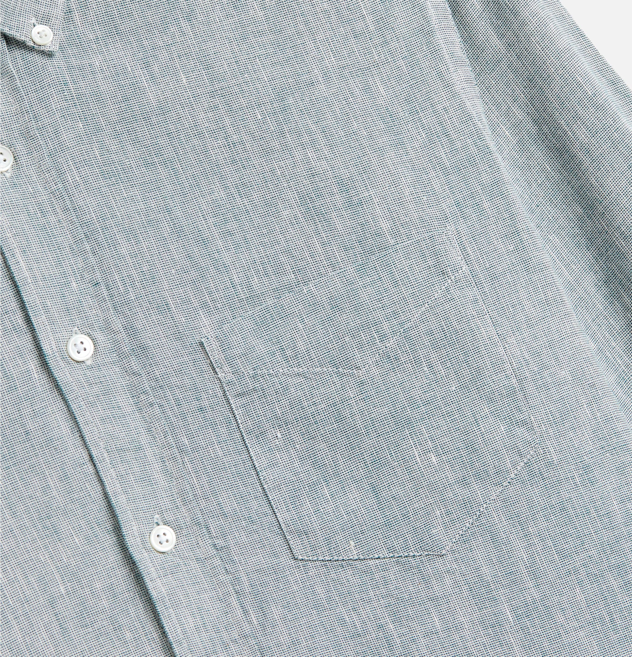 Portuguese Flannel Shirt Granular Green