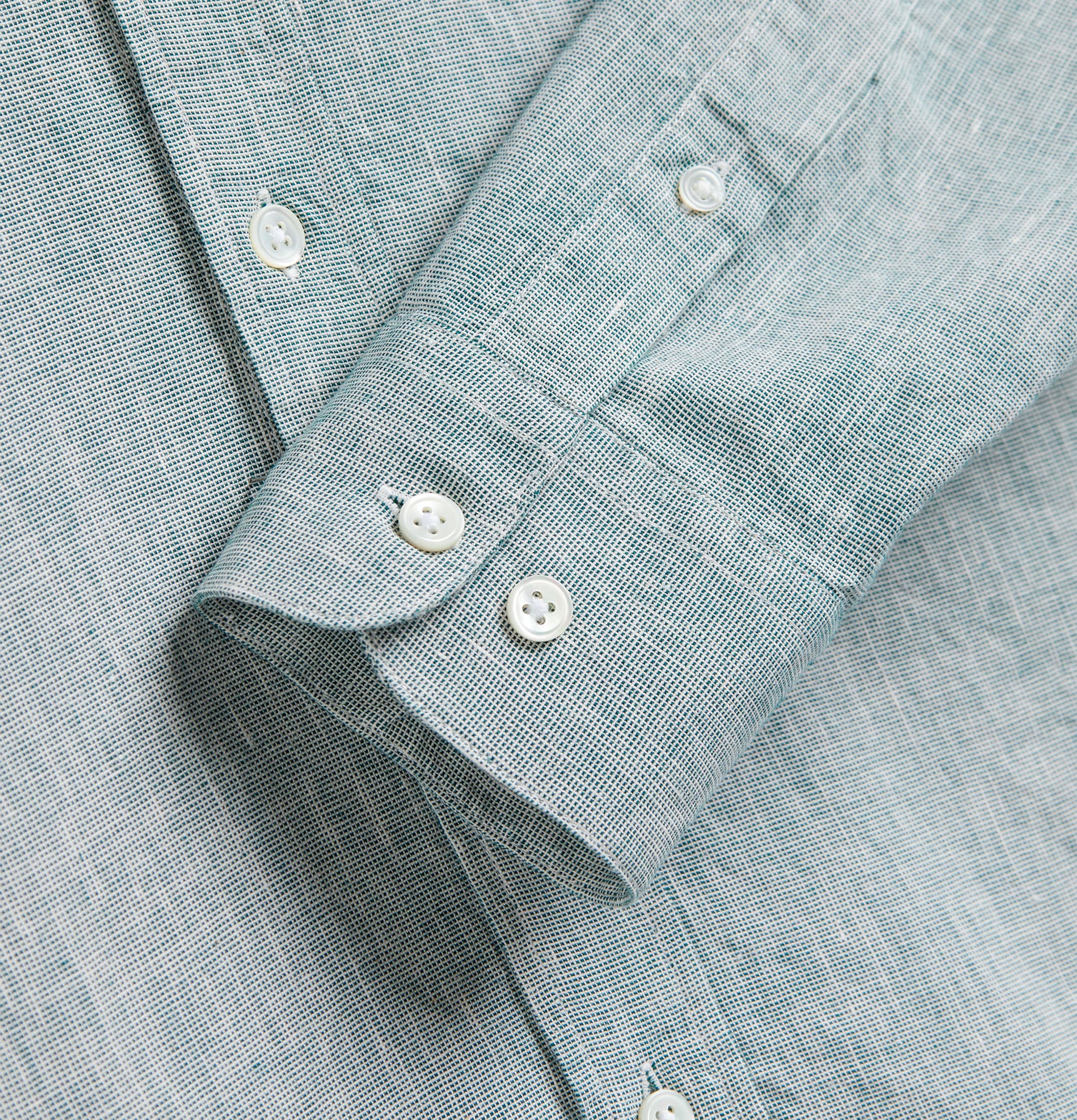 Portuguese Flannel Shirt Granular Green