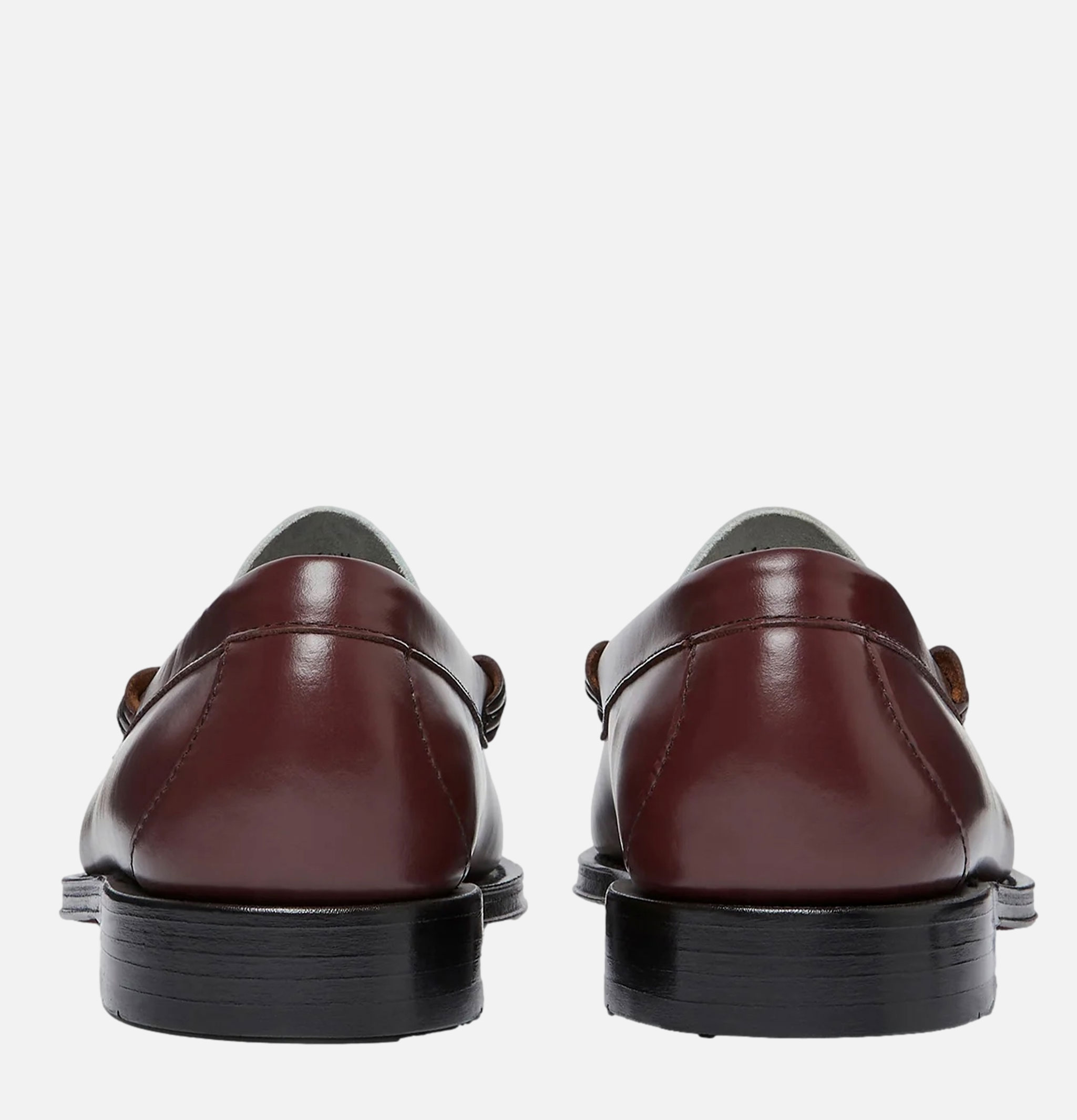 G.H. Bass Weejuns Larson Penny Loafers Wine & White