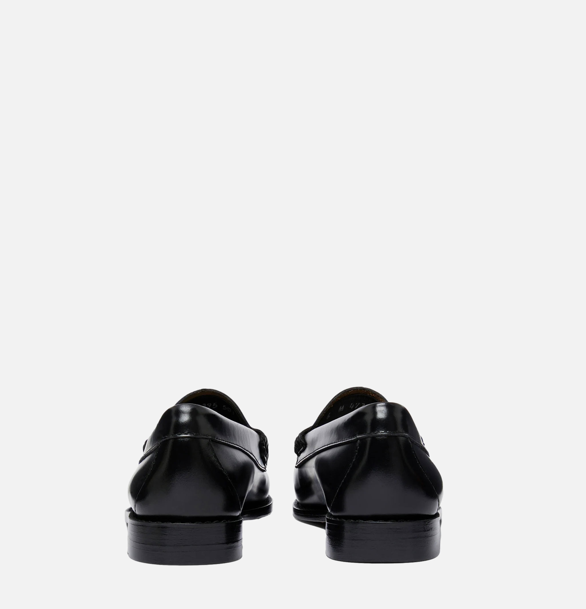 Womens G.H Bass Weejuns Weave Penny Loafer Black.