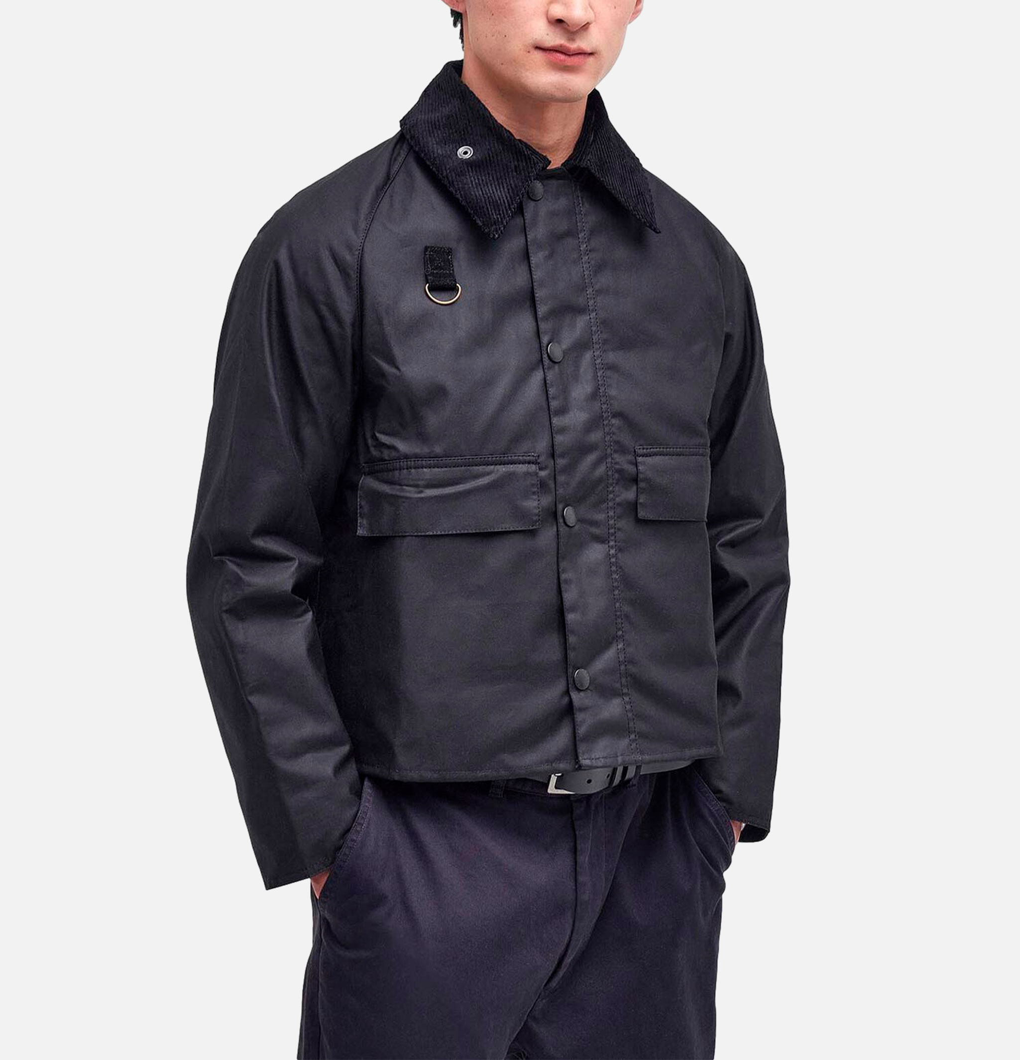Barbour Spey Wax Jacket Black