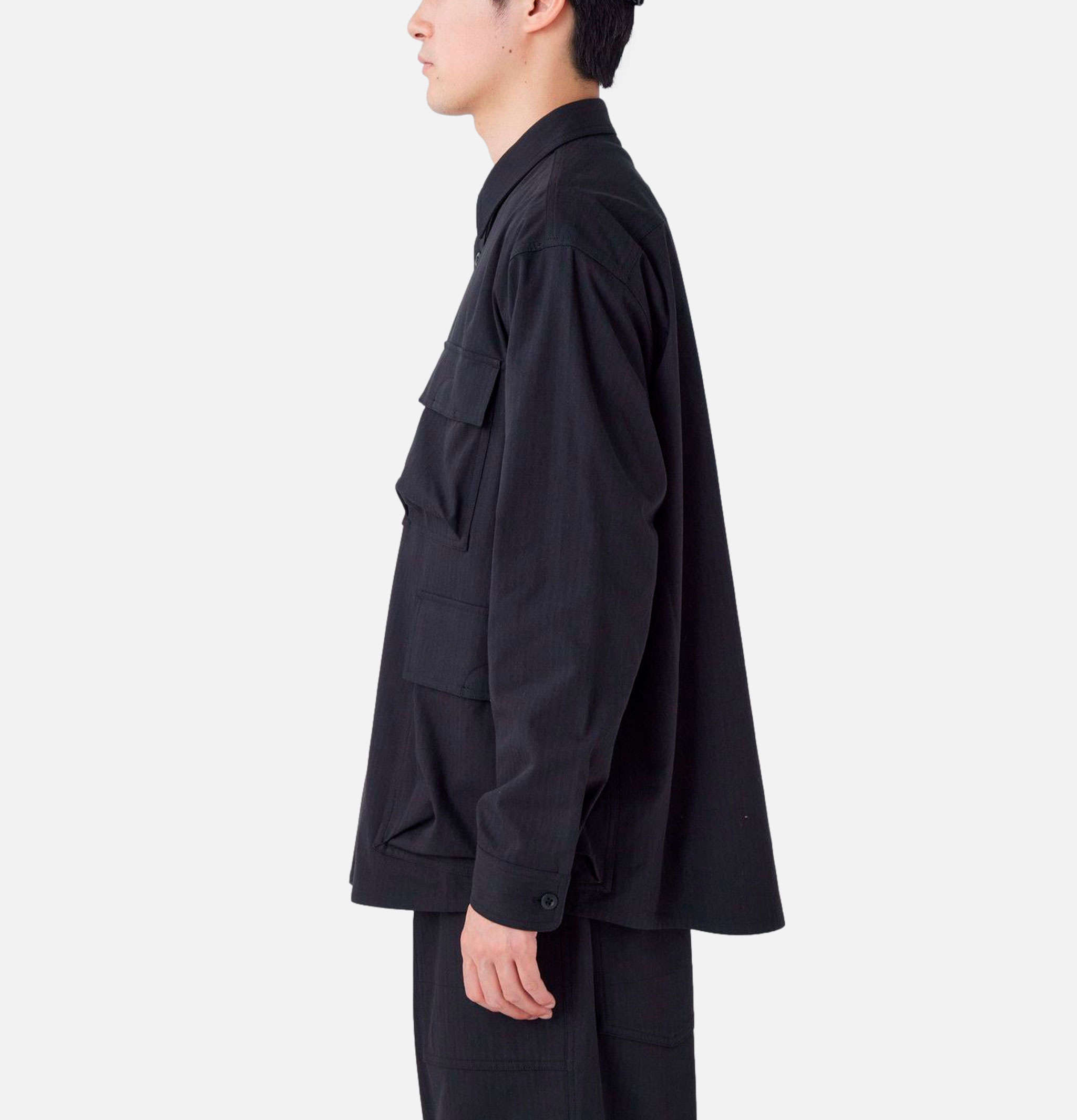 Snow Peak Takibi Herring Shirt Jkt Black