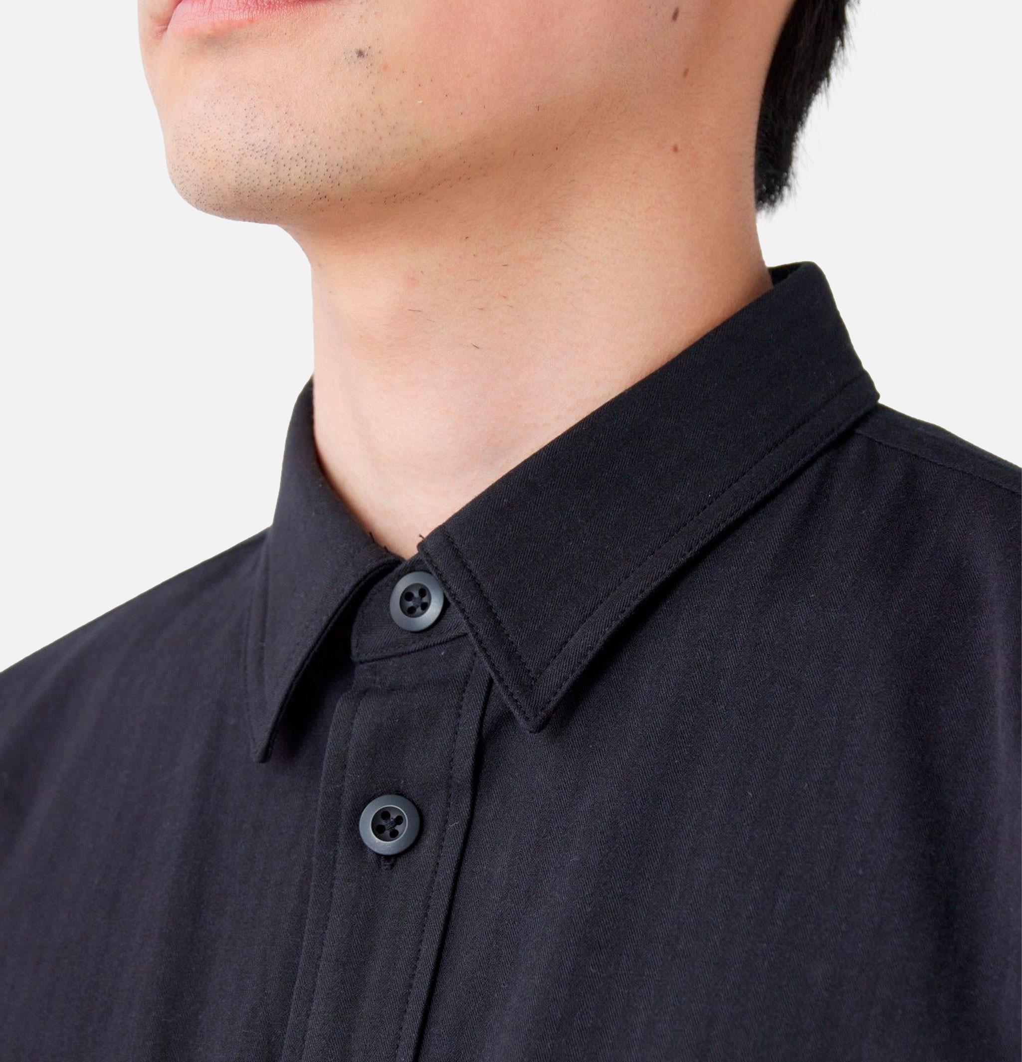 Snow Peak Takibi Herring Shirt Jkt Black