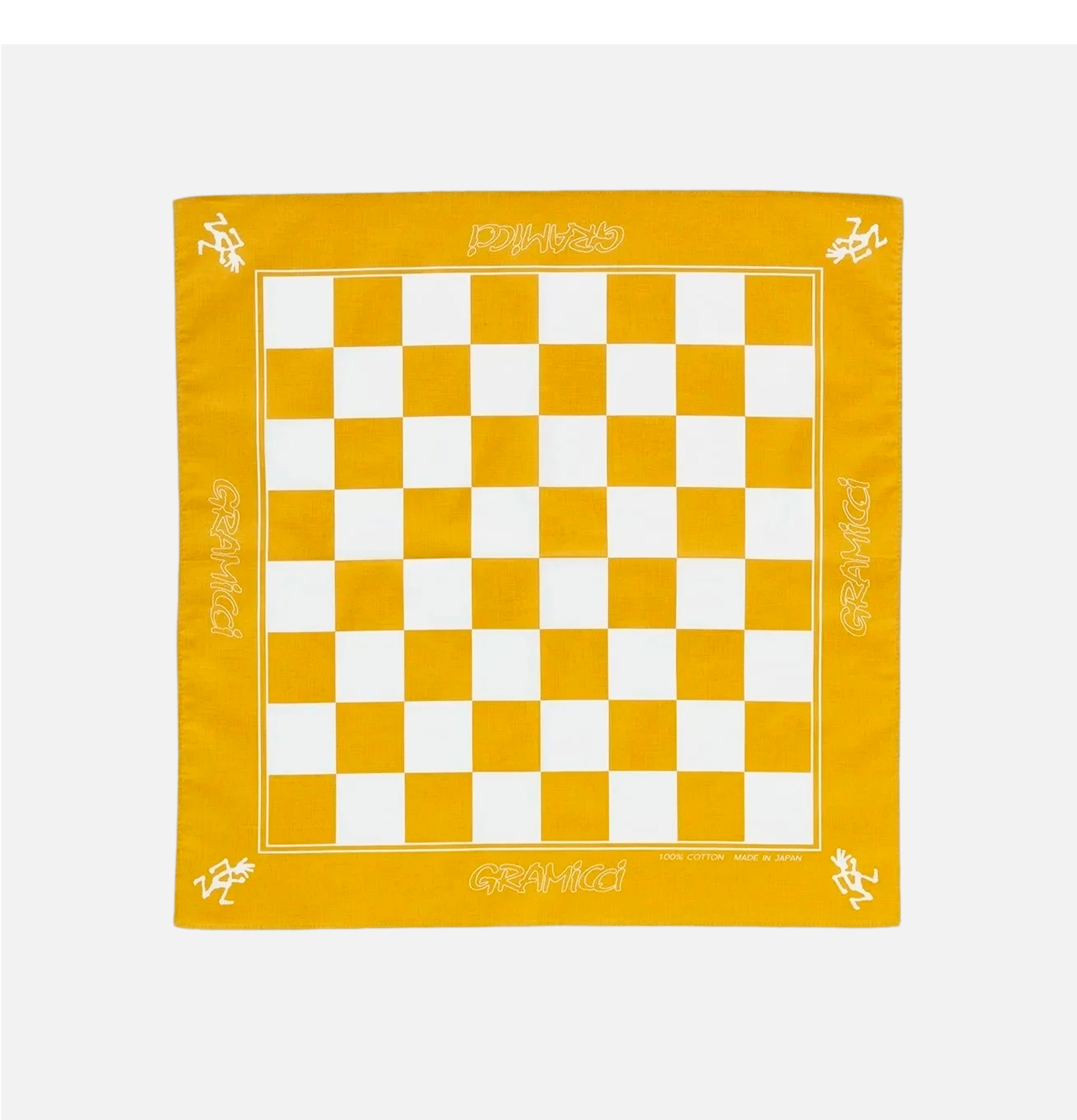 Gramicci Checker Bandana Yellow