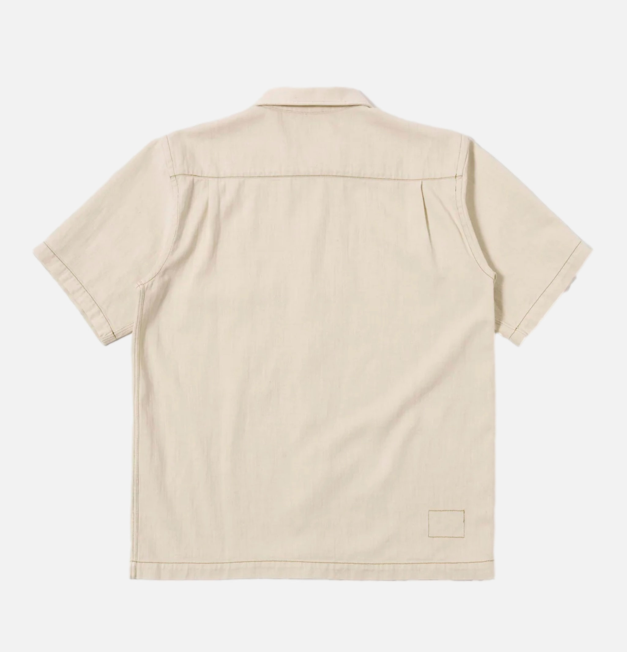 Universal Works Short-Sleeve Fatigue Shirt Koko Ecru