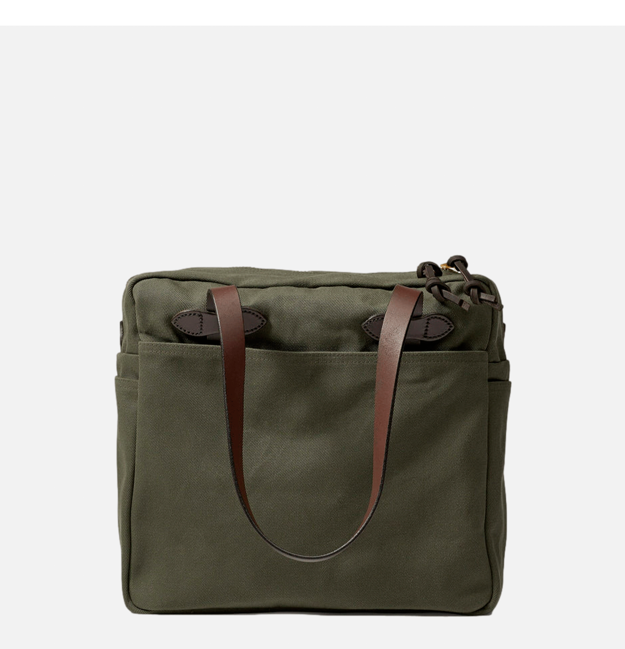 Filson Tote Bag With Zipper Otter Green