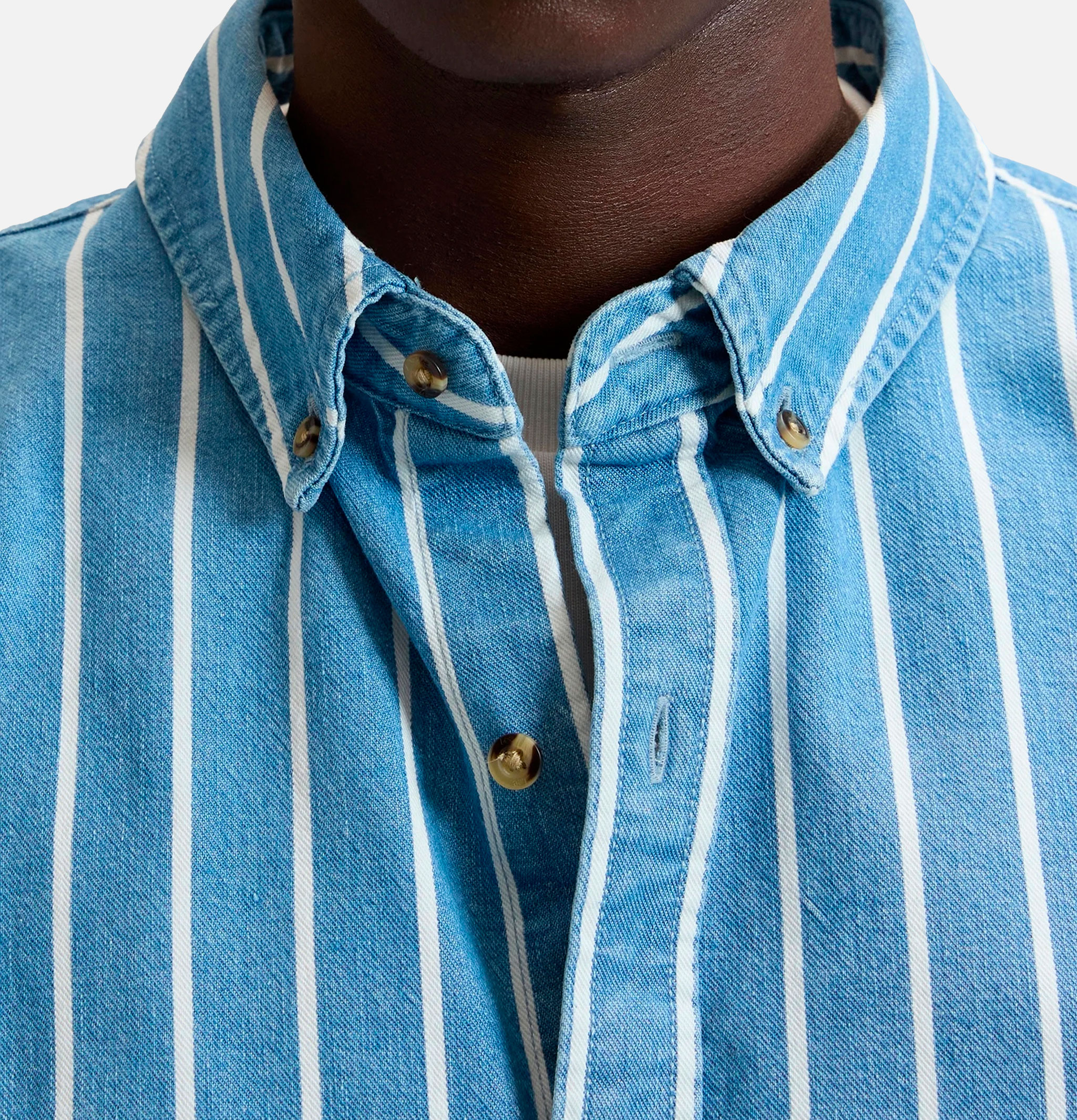 Lee Workwear Button Down Denim Str