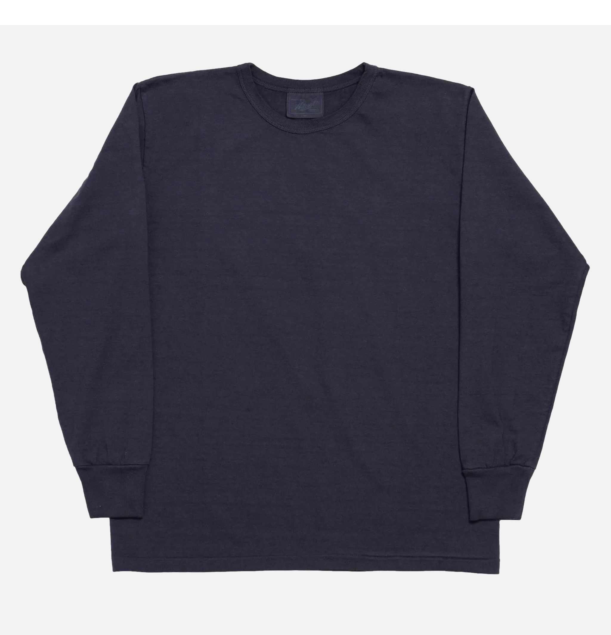 Allevol T-shirt Ls Heavy Duty Crew Navy