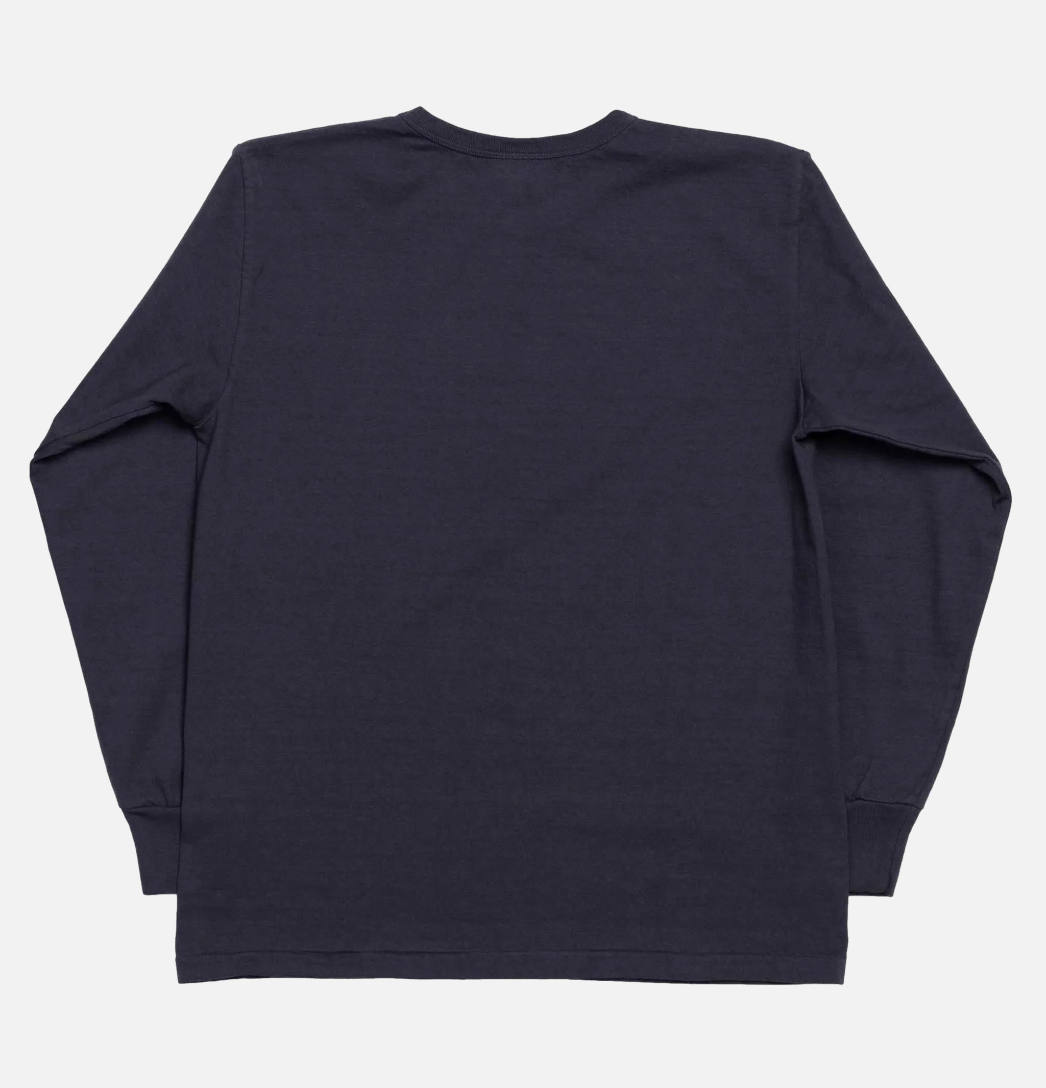 Allevol T-shirt Ls Heavy Duty Crew Navy