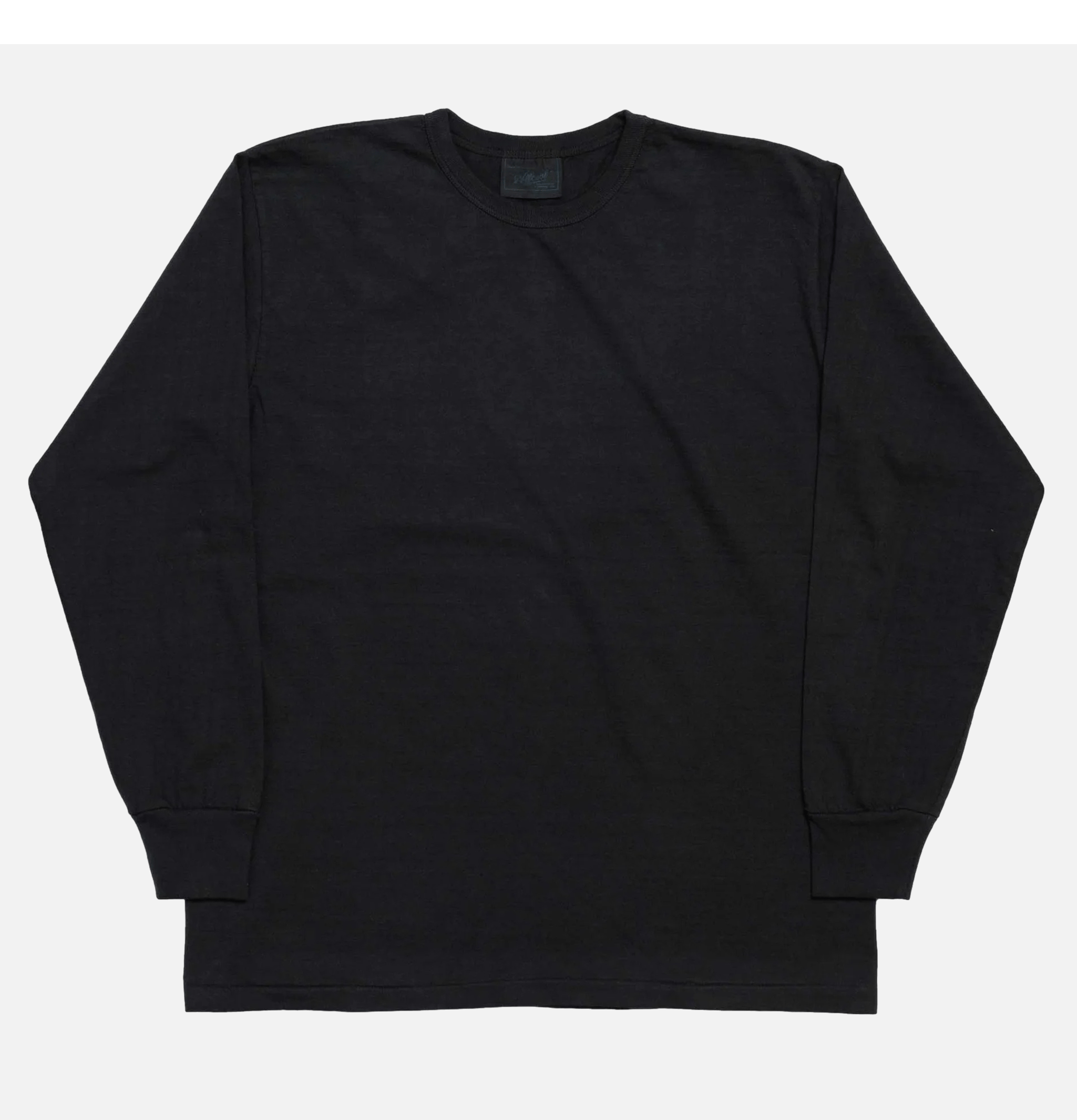 Allevol Heavy Duty Crew Long Sleeve T-Shirt Black