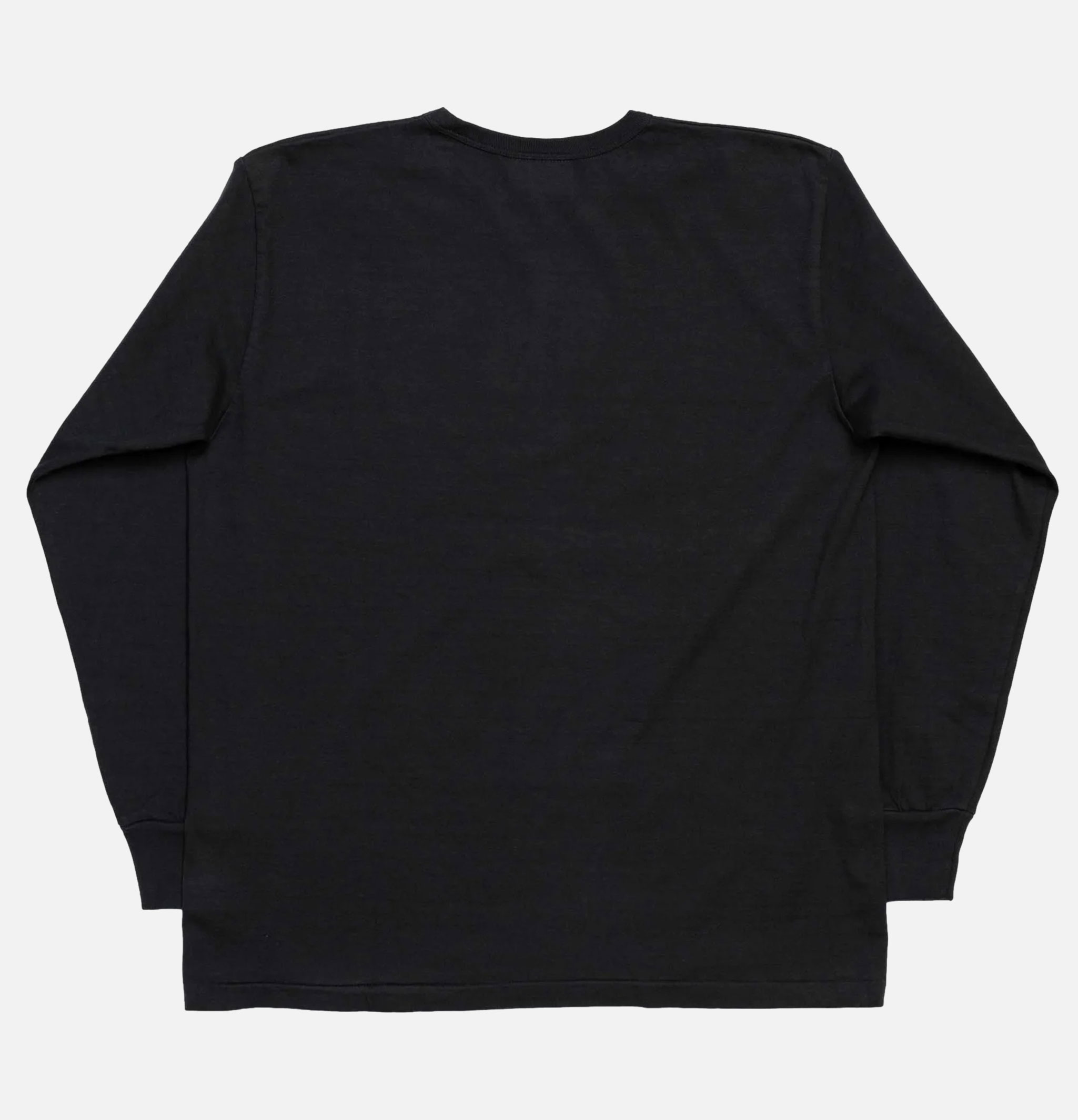 Allevol Heavy Duty Crew Long Sleeve T-Shirt Black