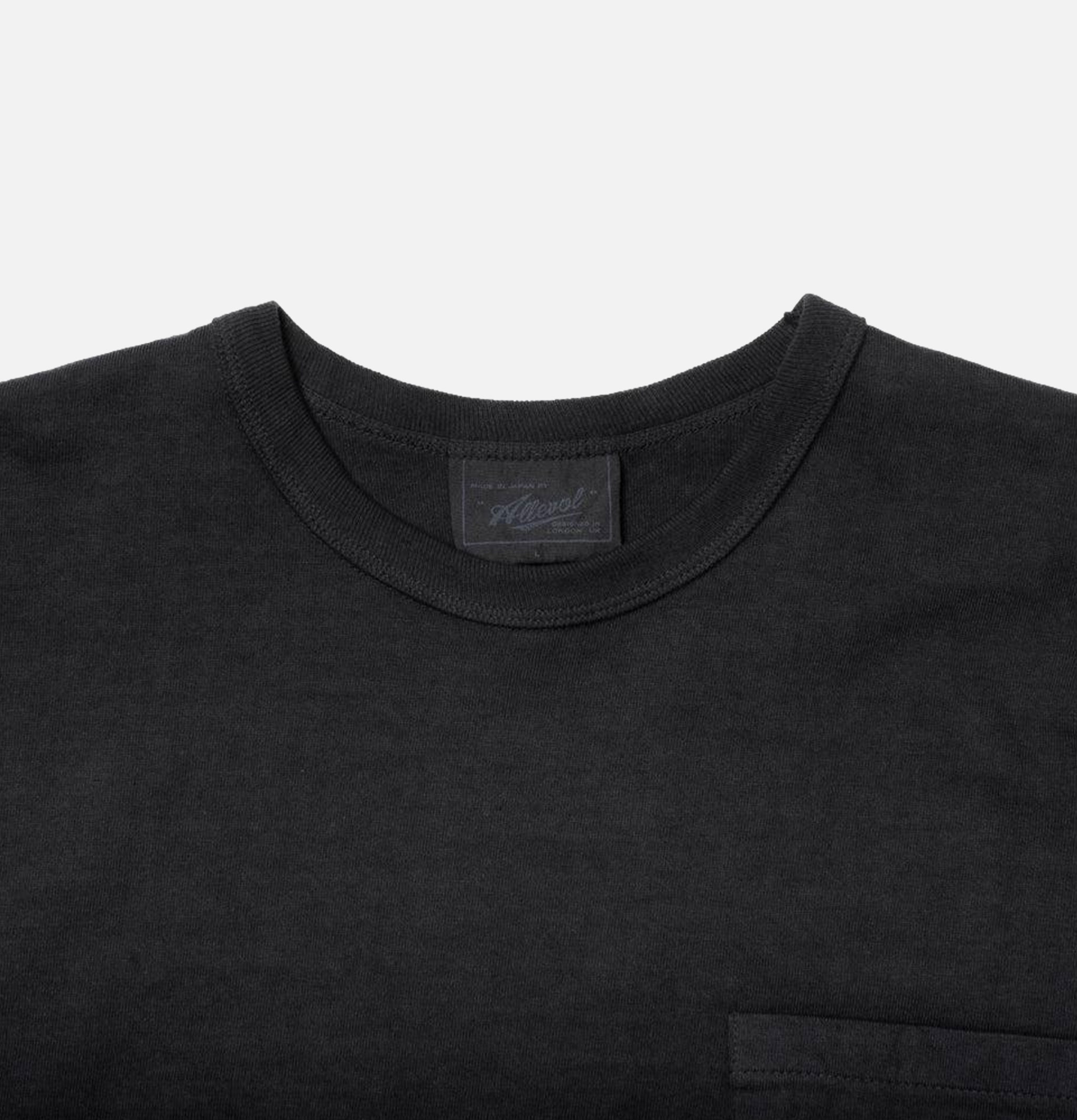 Allevol T-shirt Ls Heavy Duty Crew Noir