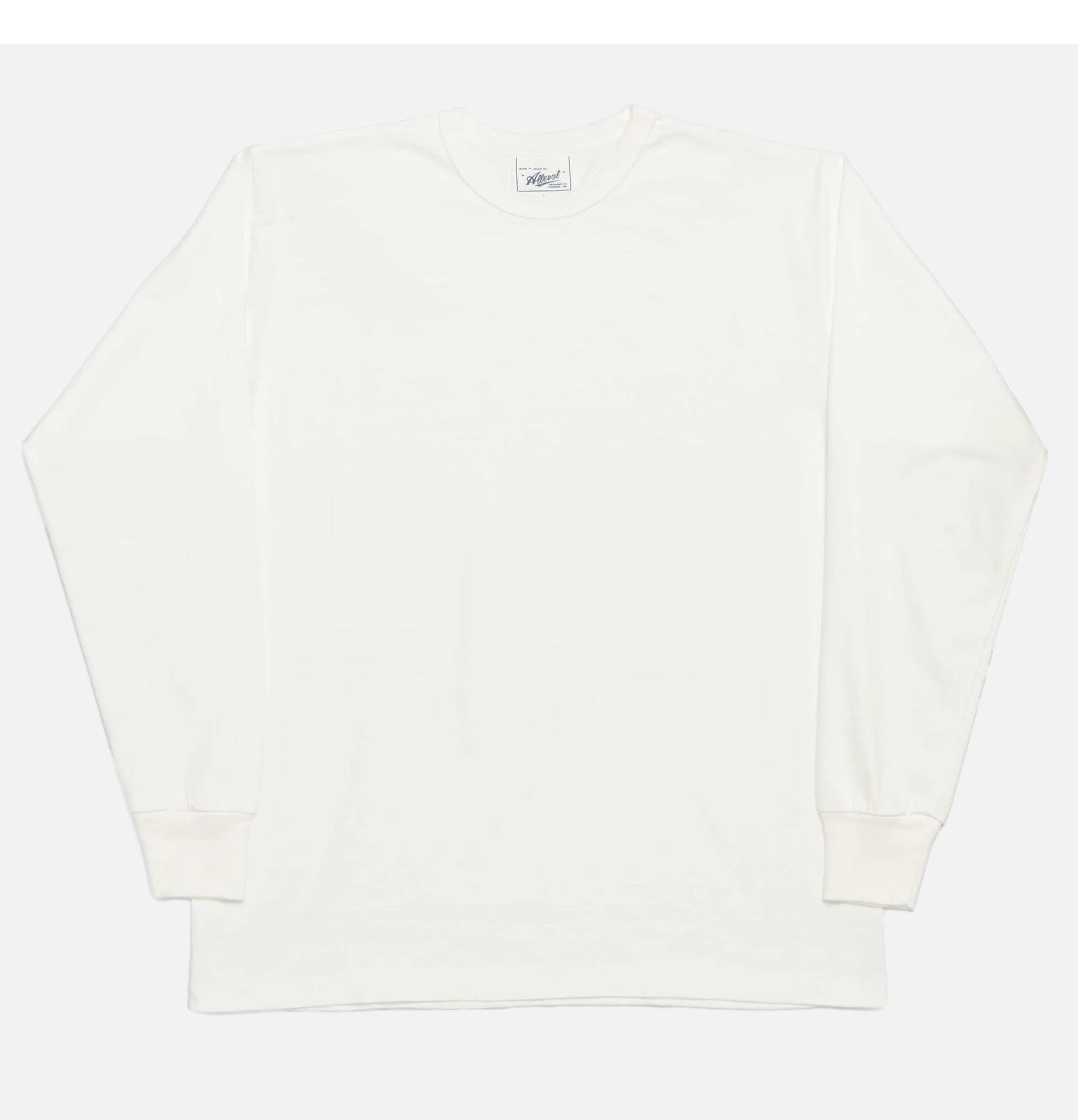 Allevol T-shirt Ls Heavy Duty Crew Blanc