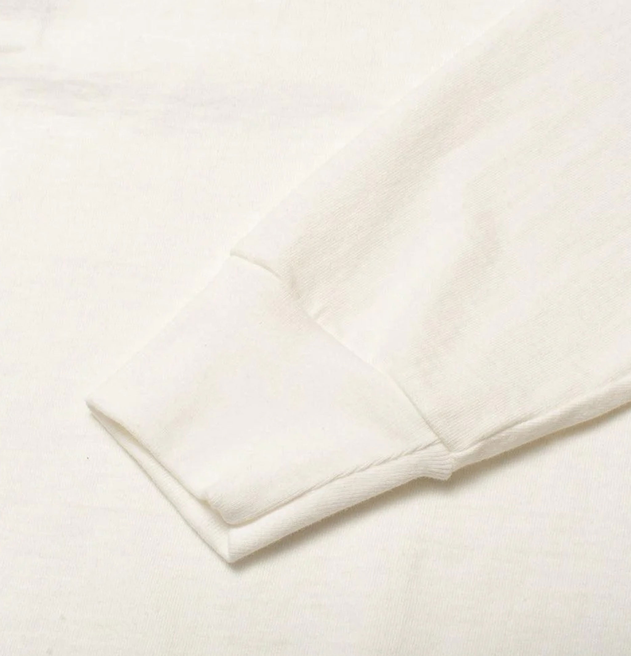 Allevol Heavy Duty Crew Long Sleeve T-Shirt White