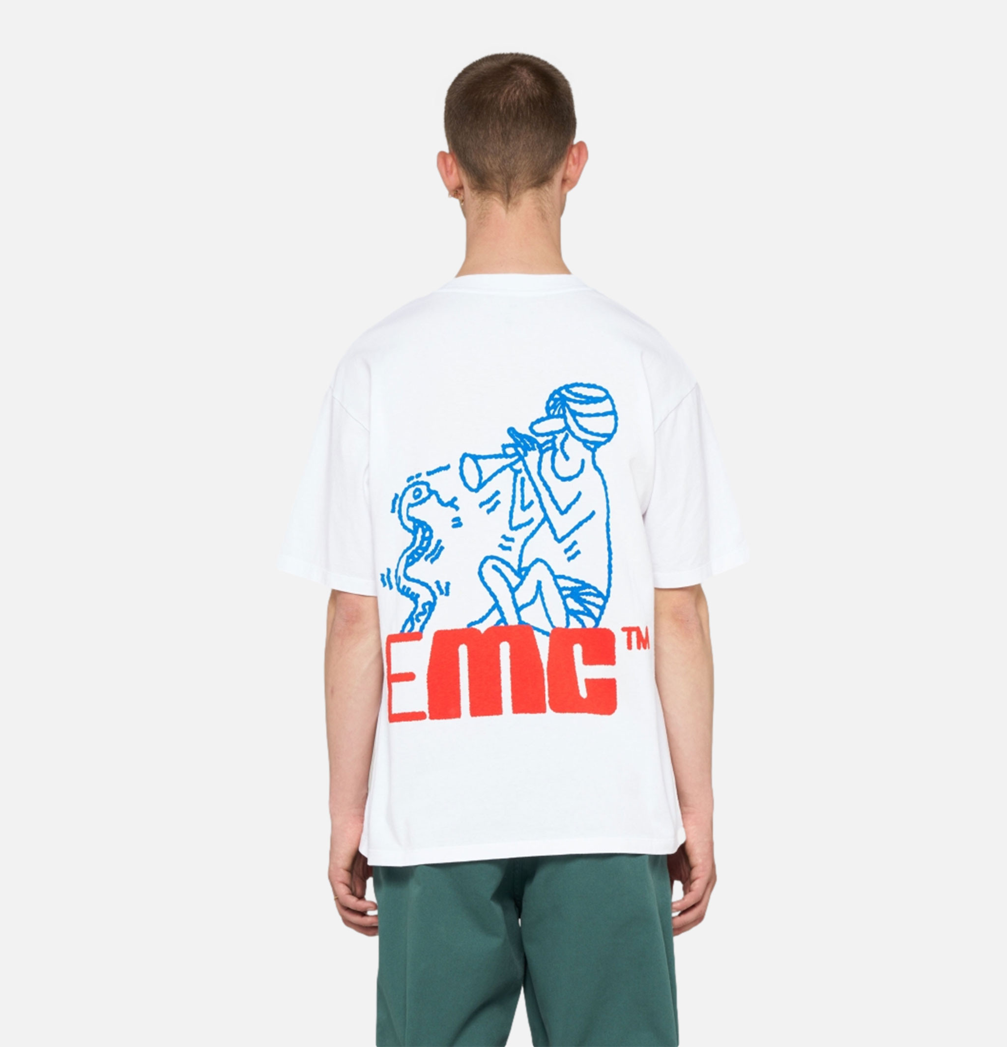 Edwin Charmer Tee White