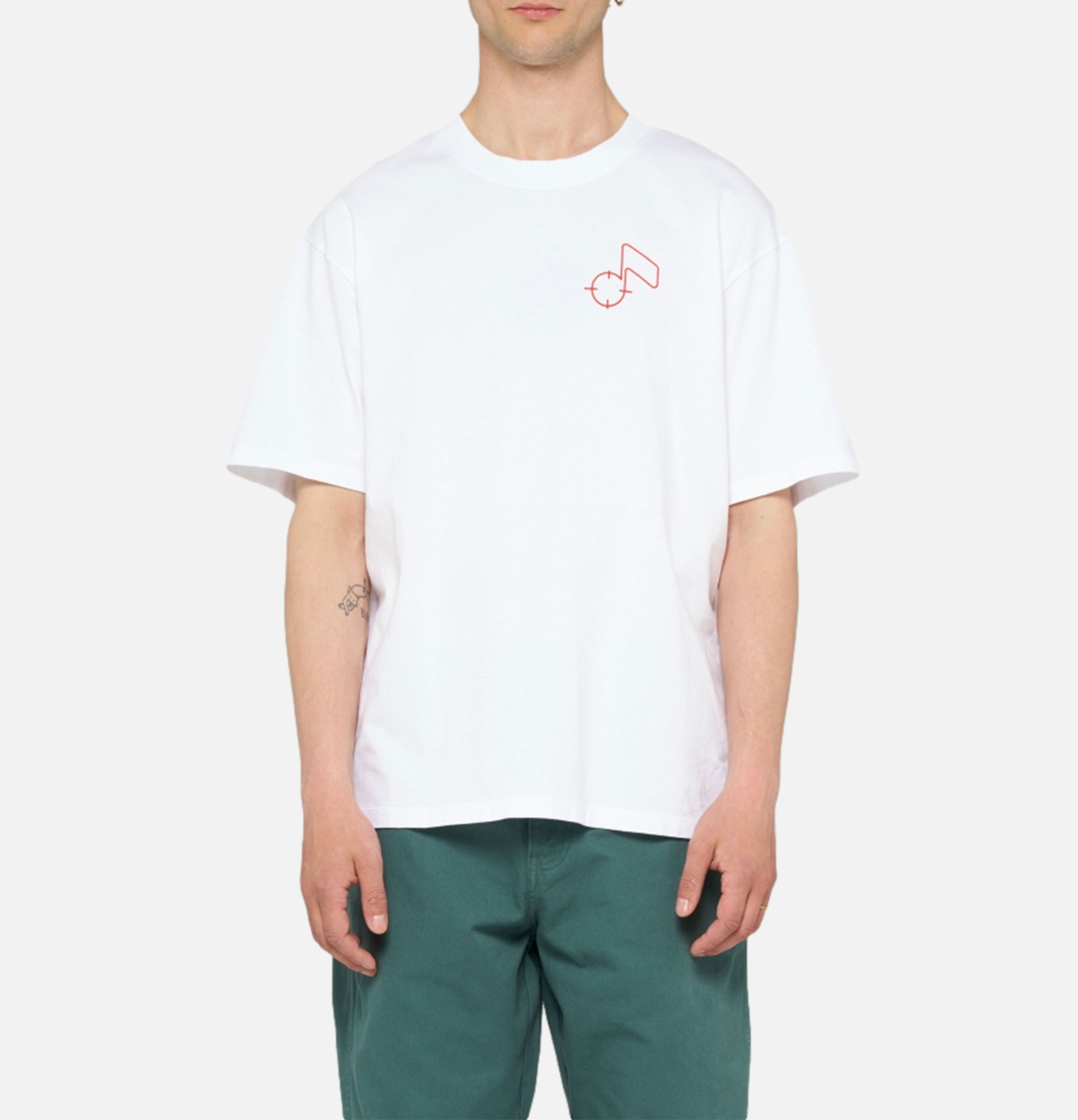 Edwin Charmer Tee White