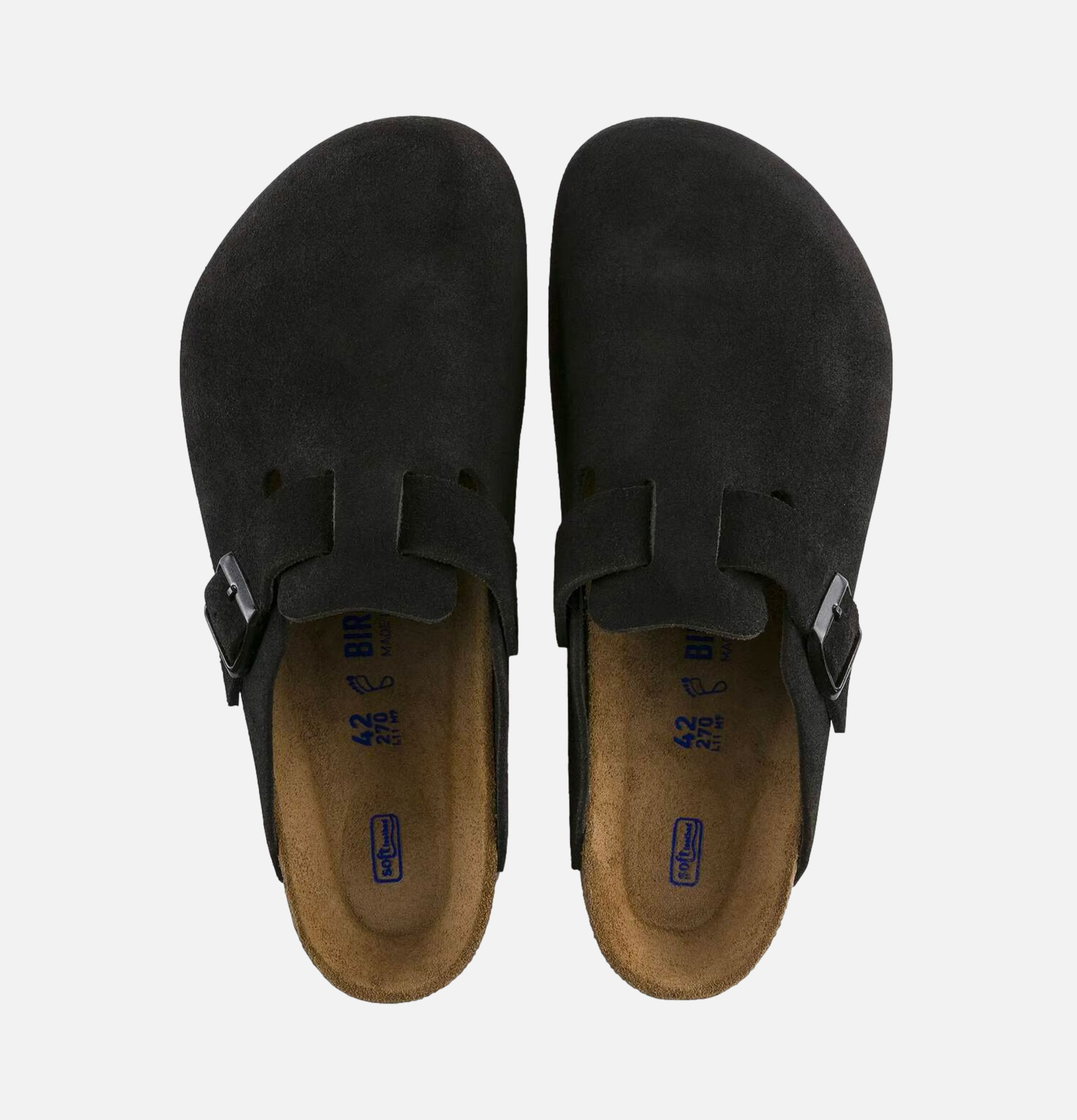 Birkenstock Boston Sandales Softbed Narrow Black