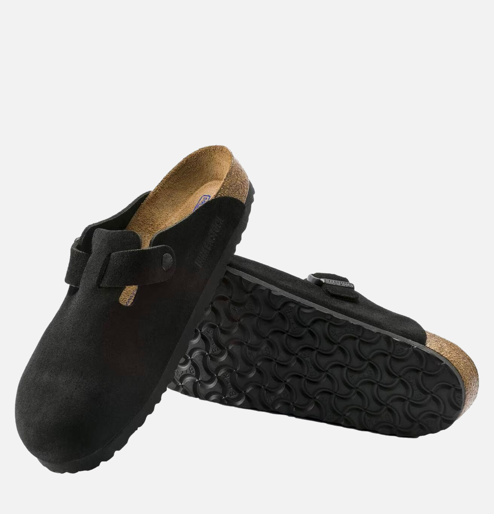 Birkenstock Boston Sandales Softbed Narrow Black
