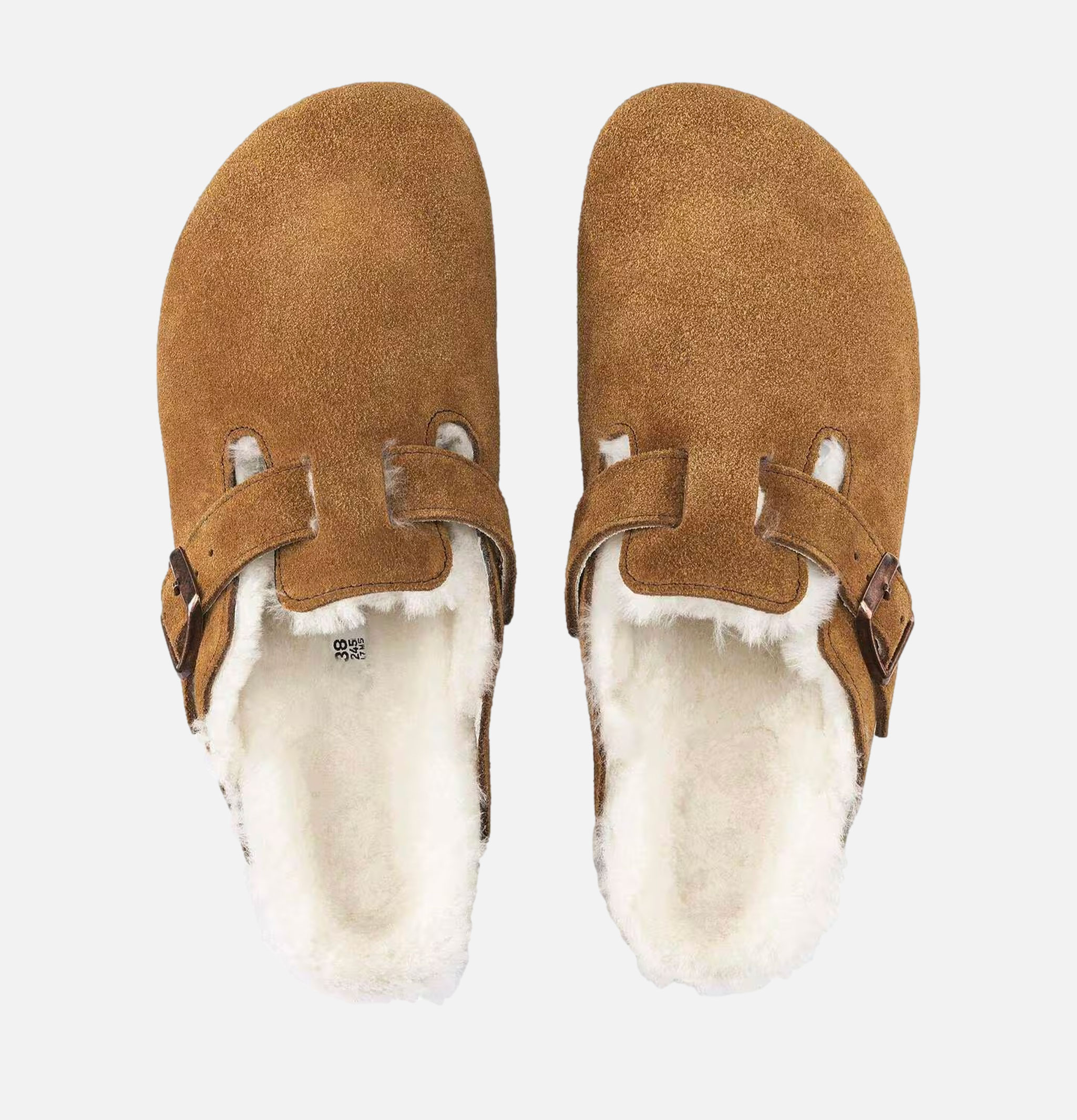 Birkenstock Boston Shearling Narrow Mink (Étroite)