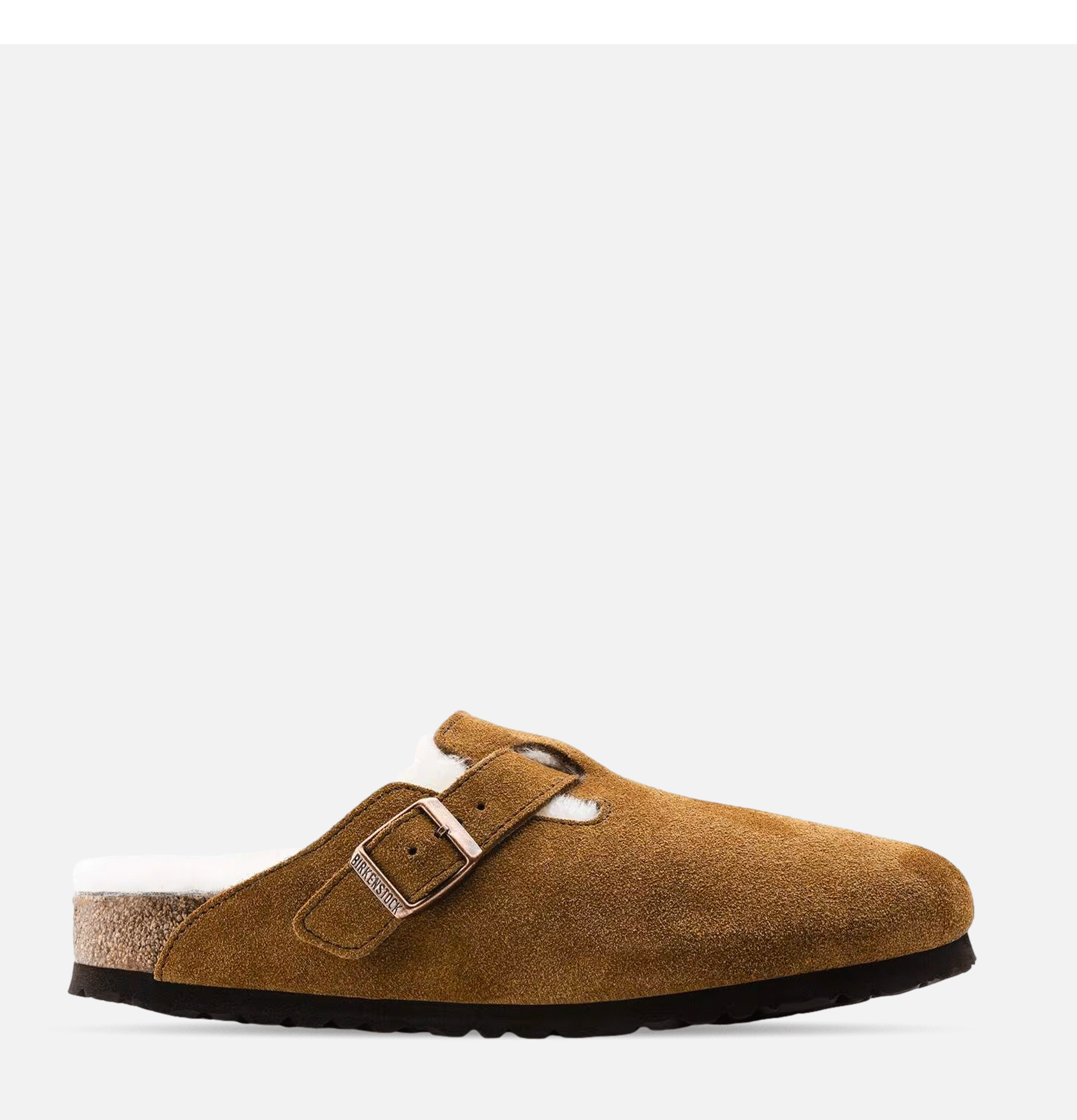 Birkenstock Boston Shearling Narrow Mink (Étroite)