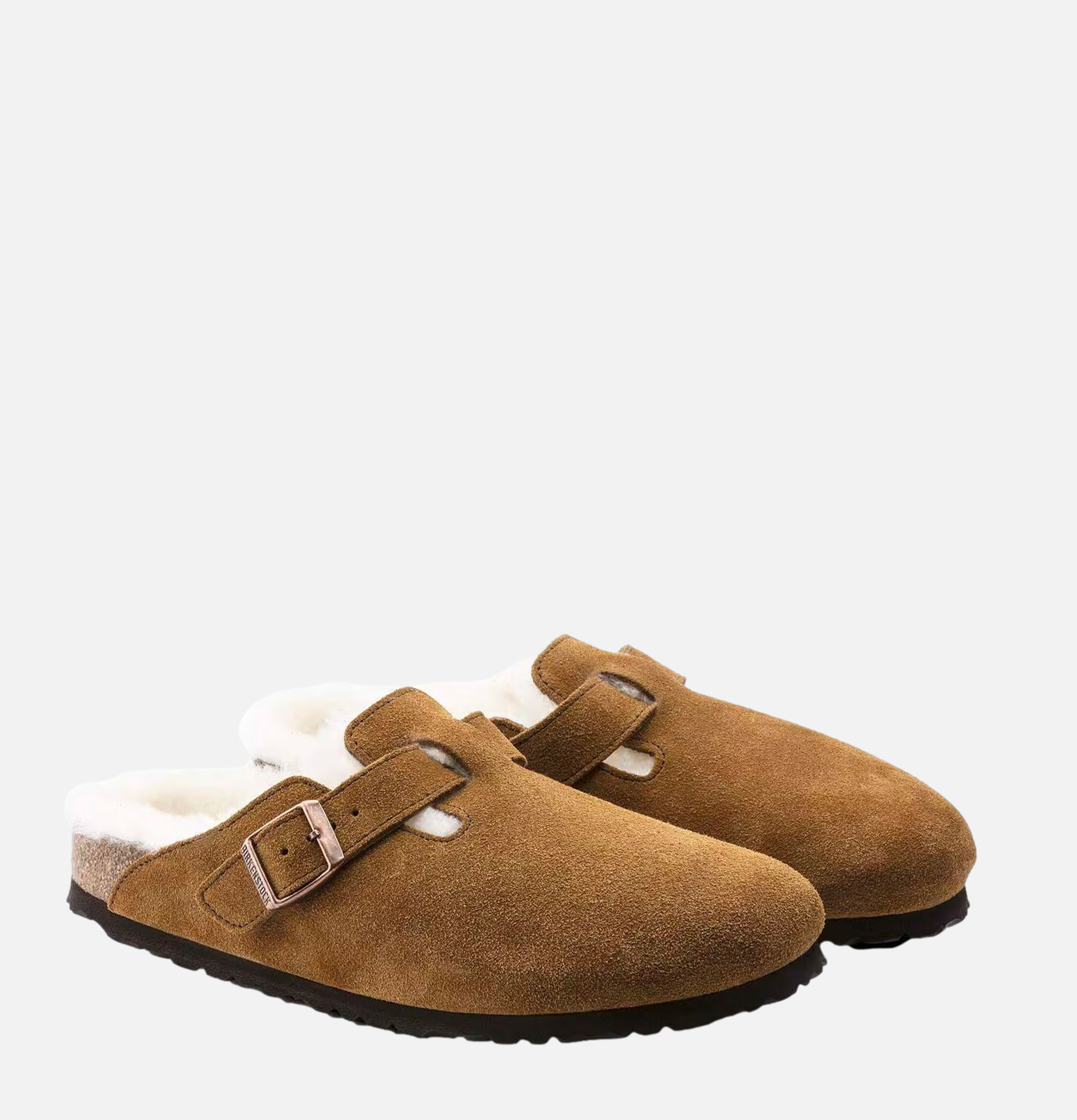 Birkenstock Boston Shearling Narrow Mink (Étroite)