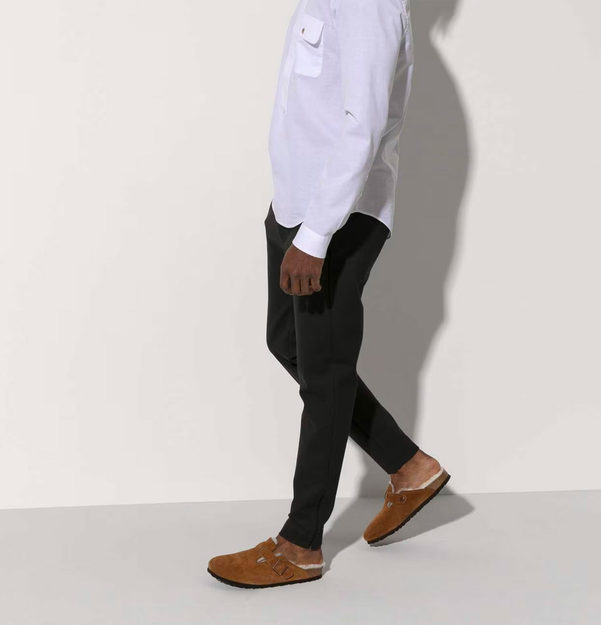Birkenstock Boston Shearling Narrow Mink (Étroite)