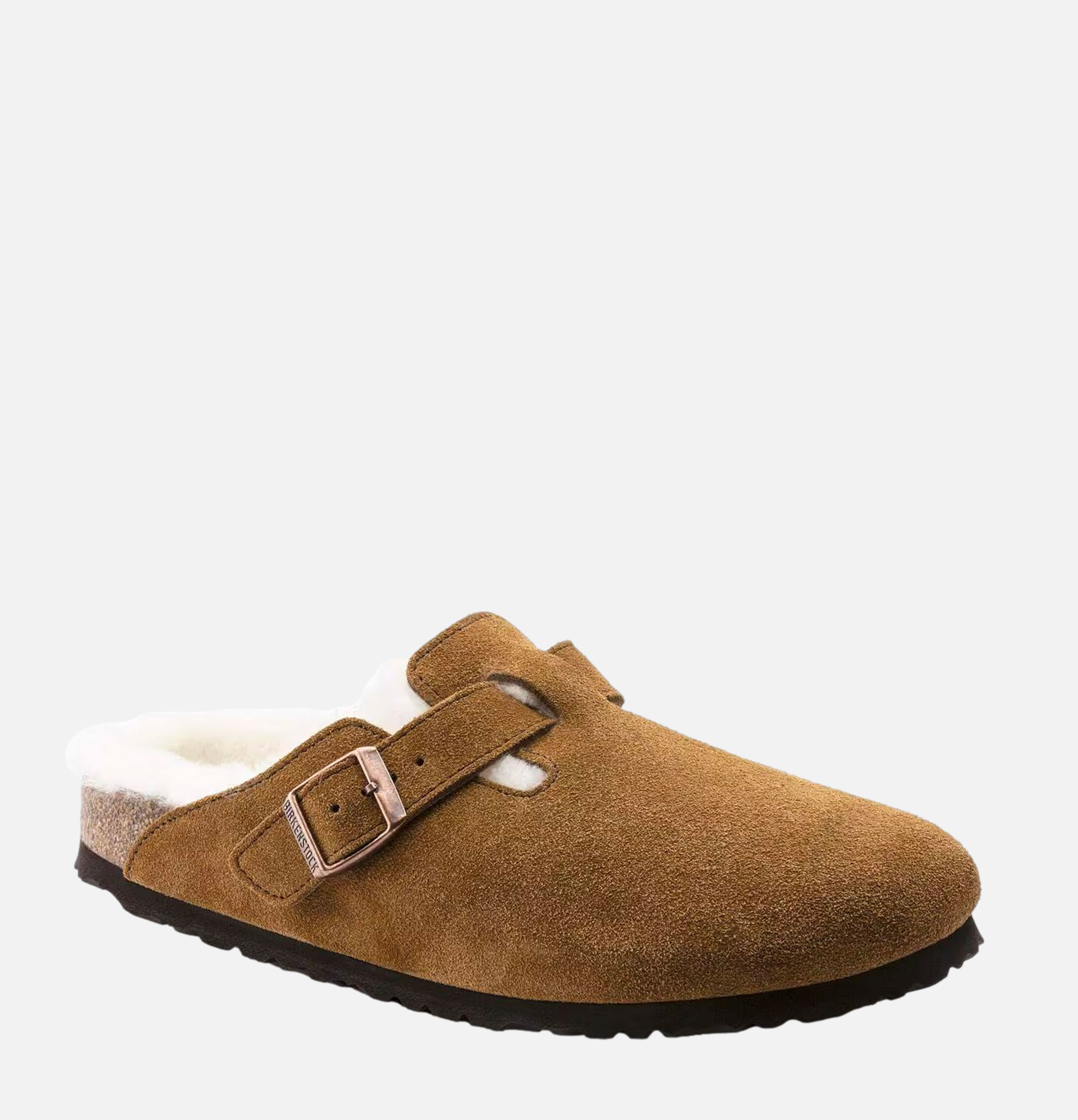 Birkenstock Boston Shearling Narrow Mink (Étroite)